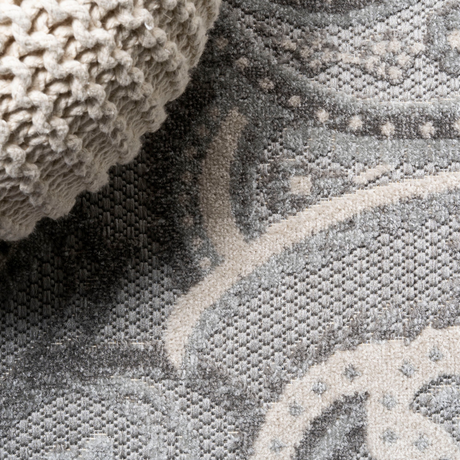 Tapis d'intérieur/d'extérieur Gordes Paisley haut-bas