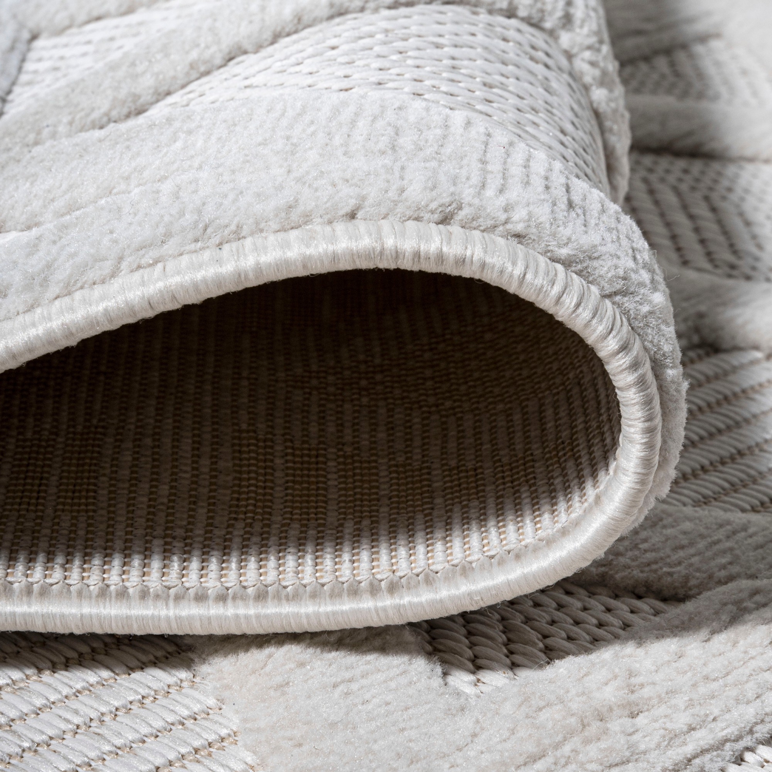 Talaia Neutral Geometric Indoor/Outdoor Area Rug