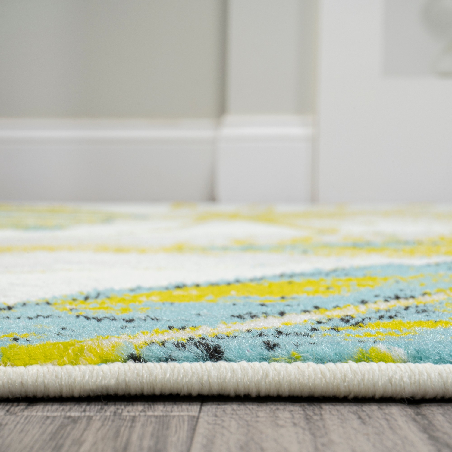 Tapis d'appoint feuilles tropicales Monstera