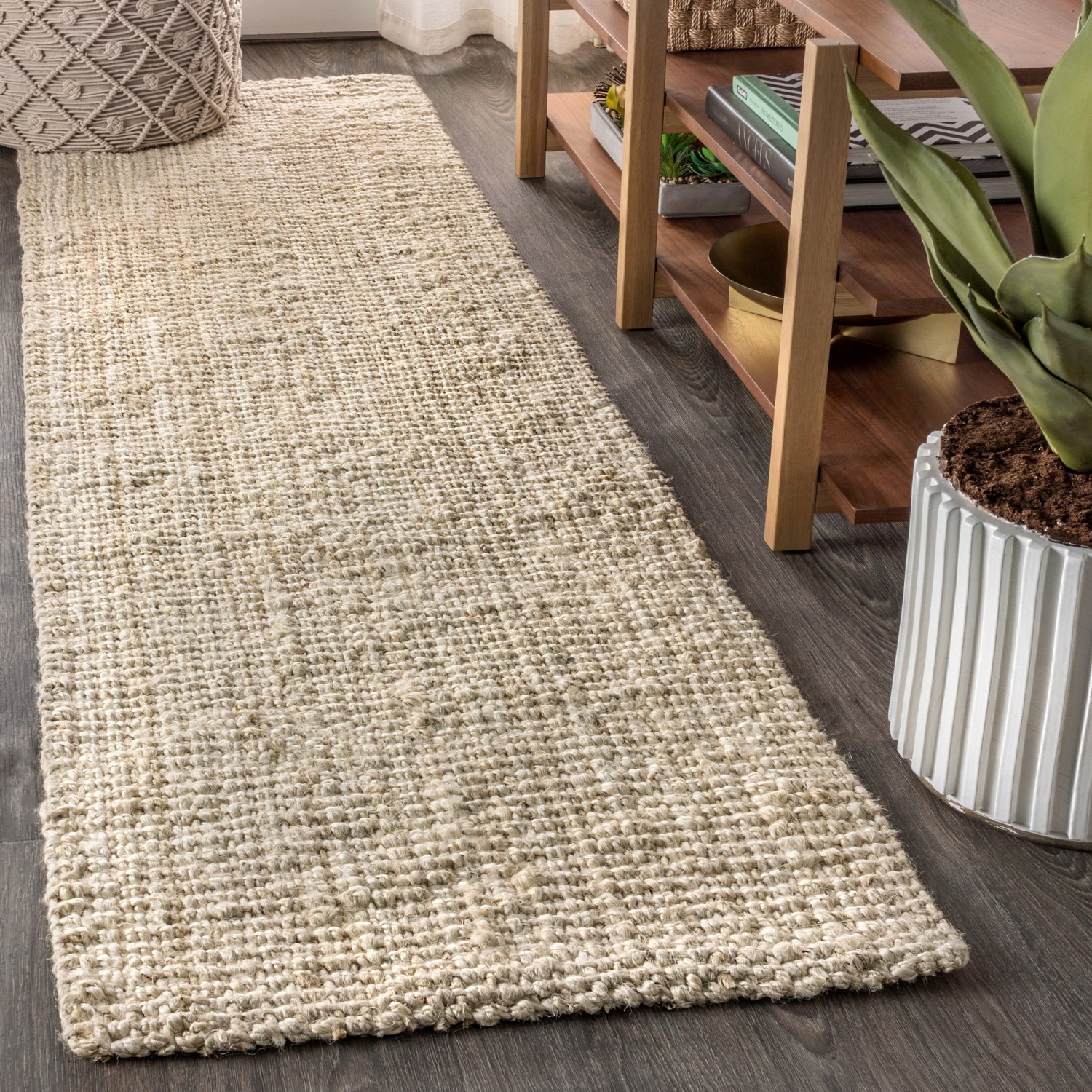 Pata Hand Woven Chunky Jute Area Rug
