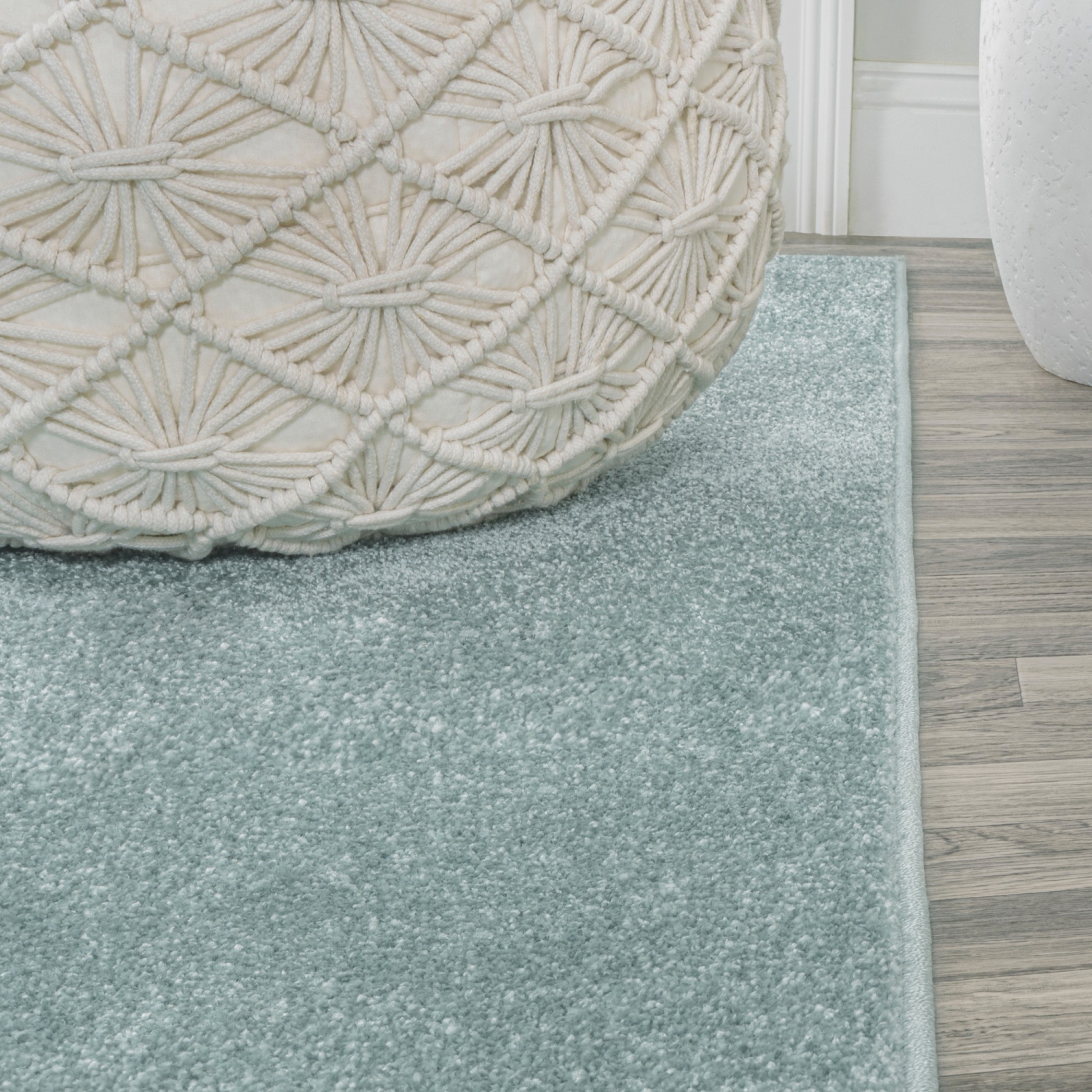 Haze Solid Low Pile Area Rug