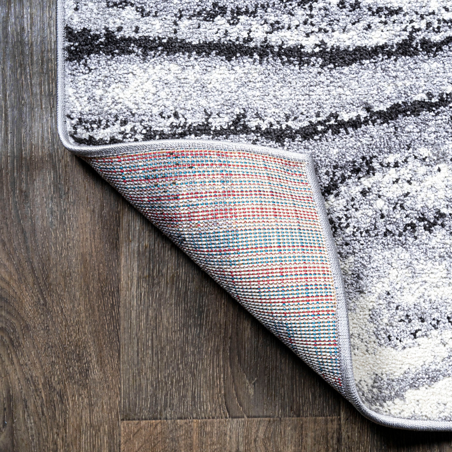 Viscon Abstract Marble Contemporary Area Rug