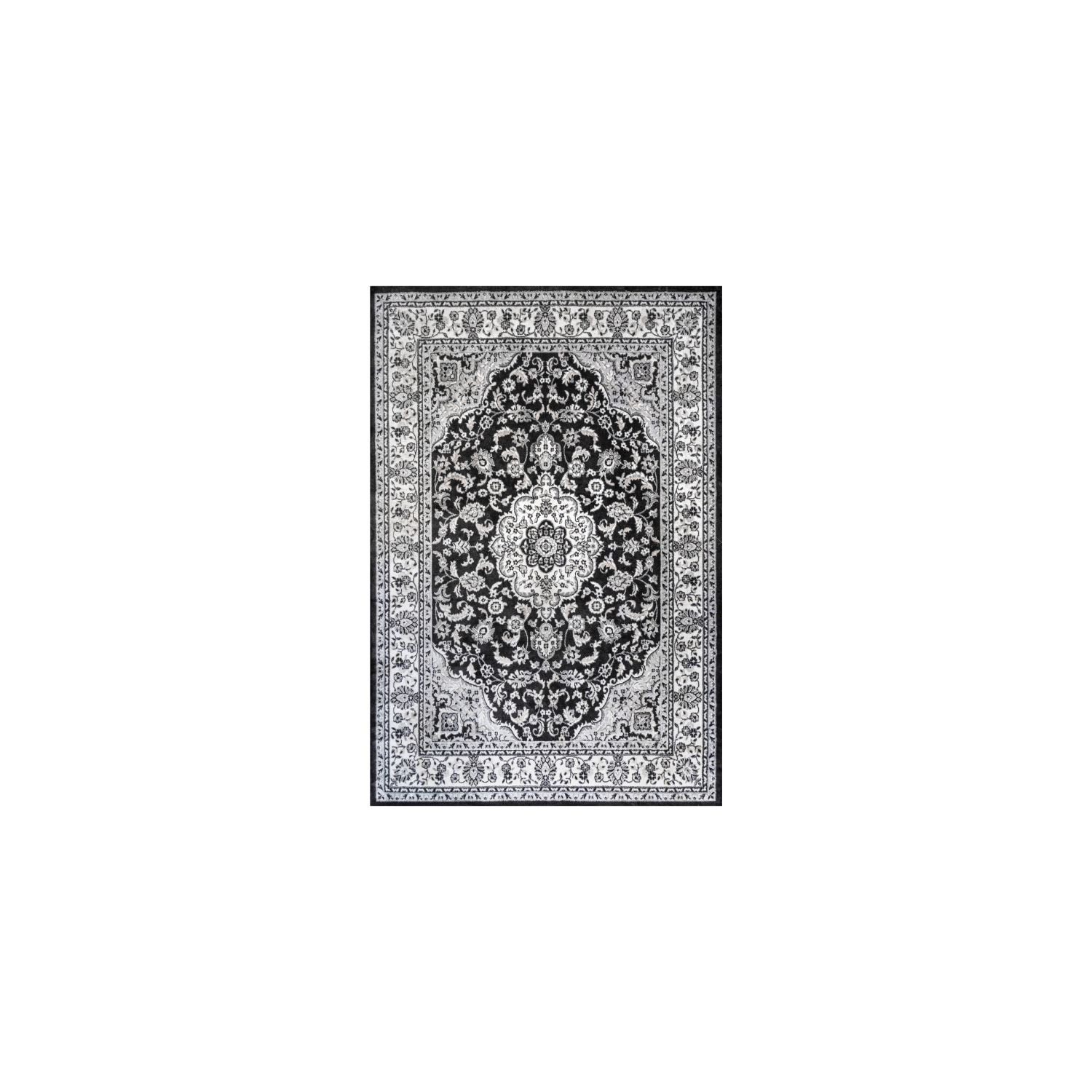 Palmette Modern Persian Floral Area Rug