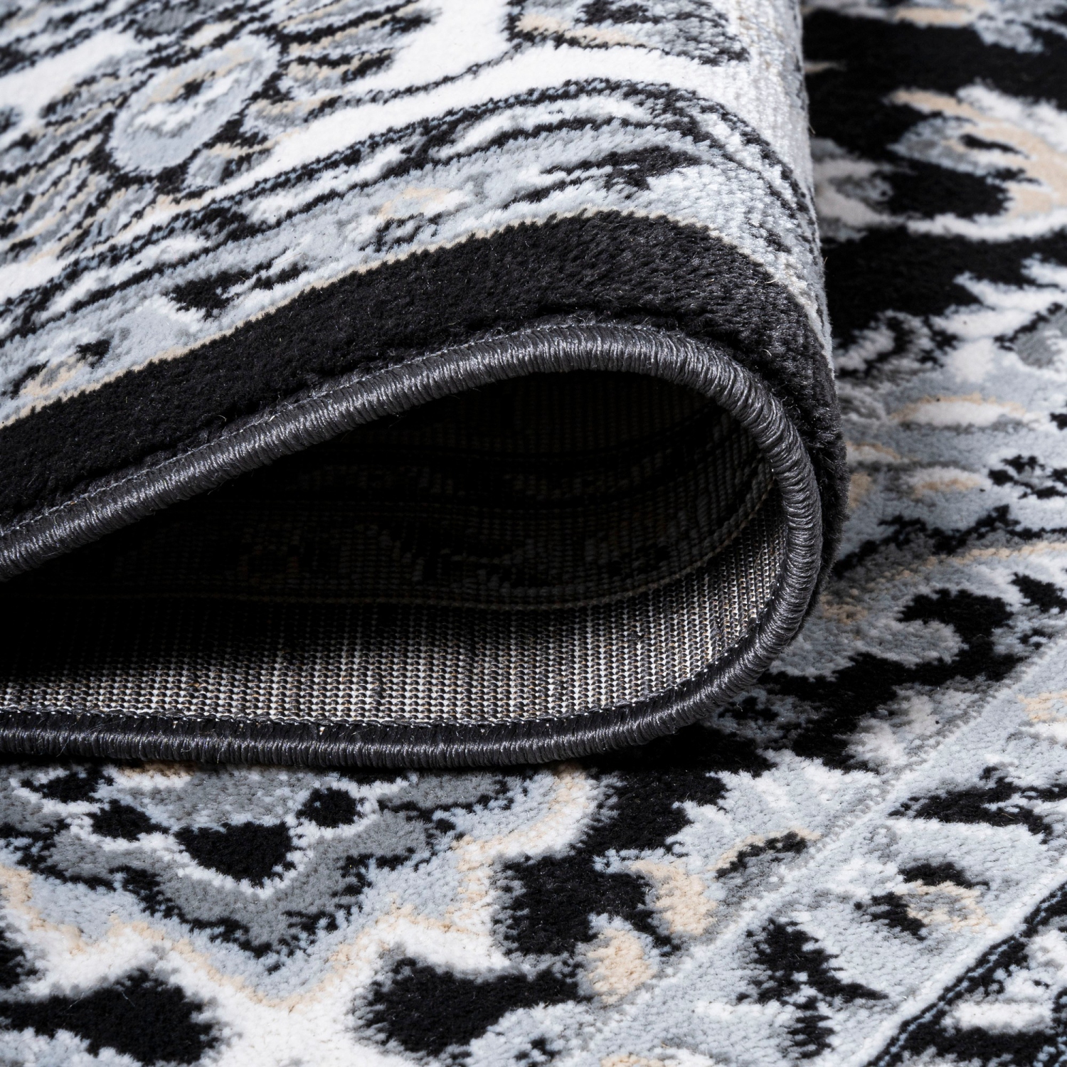 Palmette Modern Persian Floral Area Rug