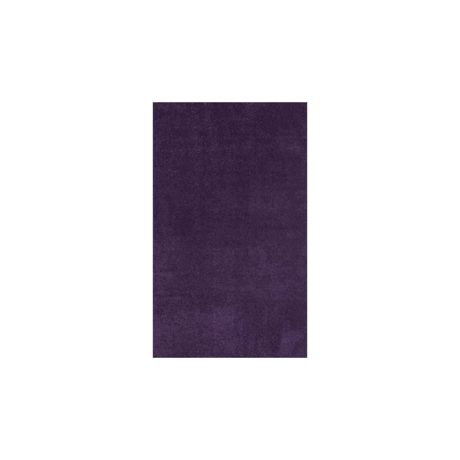 Haze Solid Low Pile Area Rug Purple