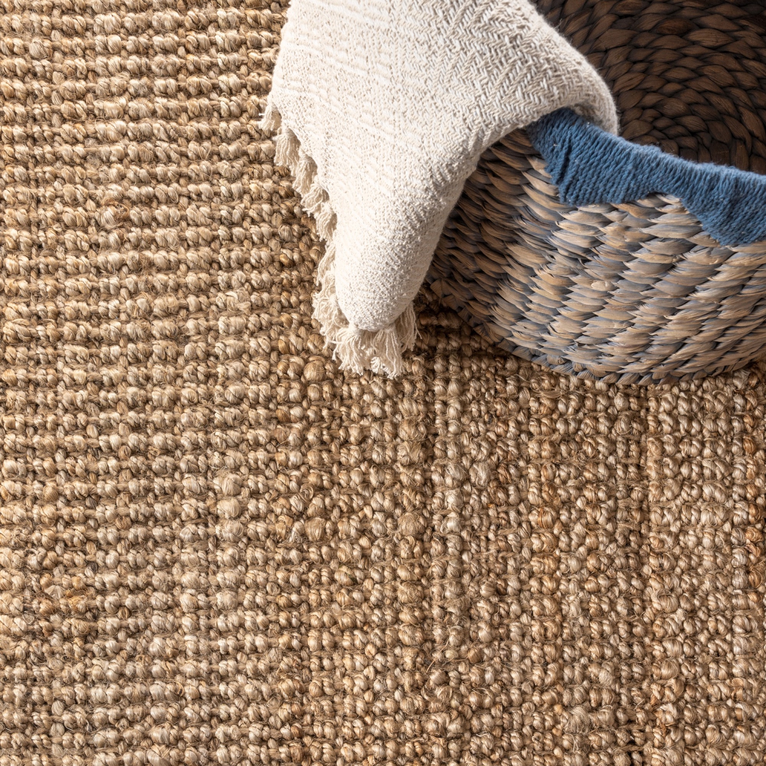 Tapis tissé à la main en jute PATA