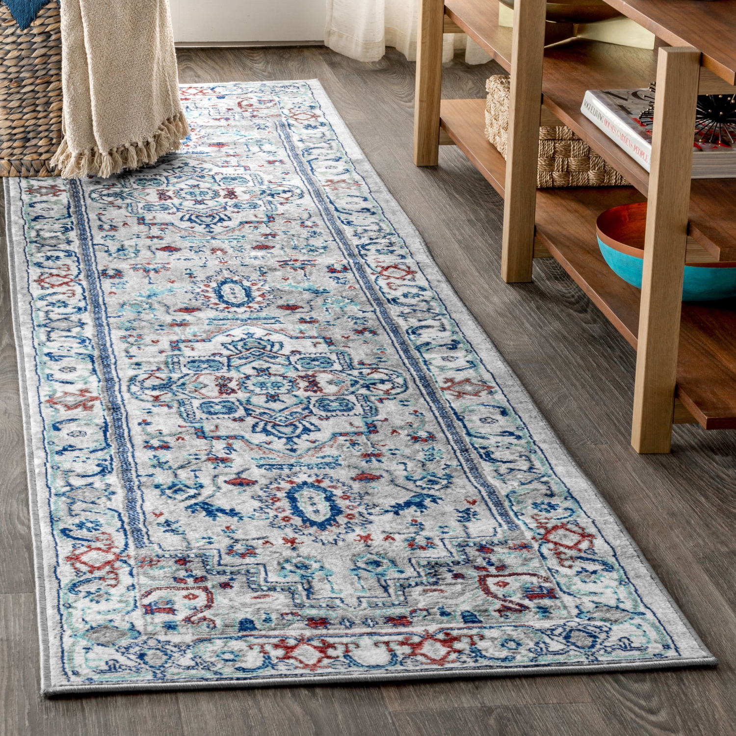 Edison Modern Persian Vintage Medallion Area Rug