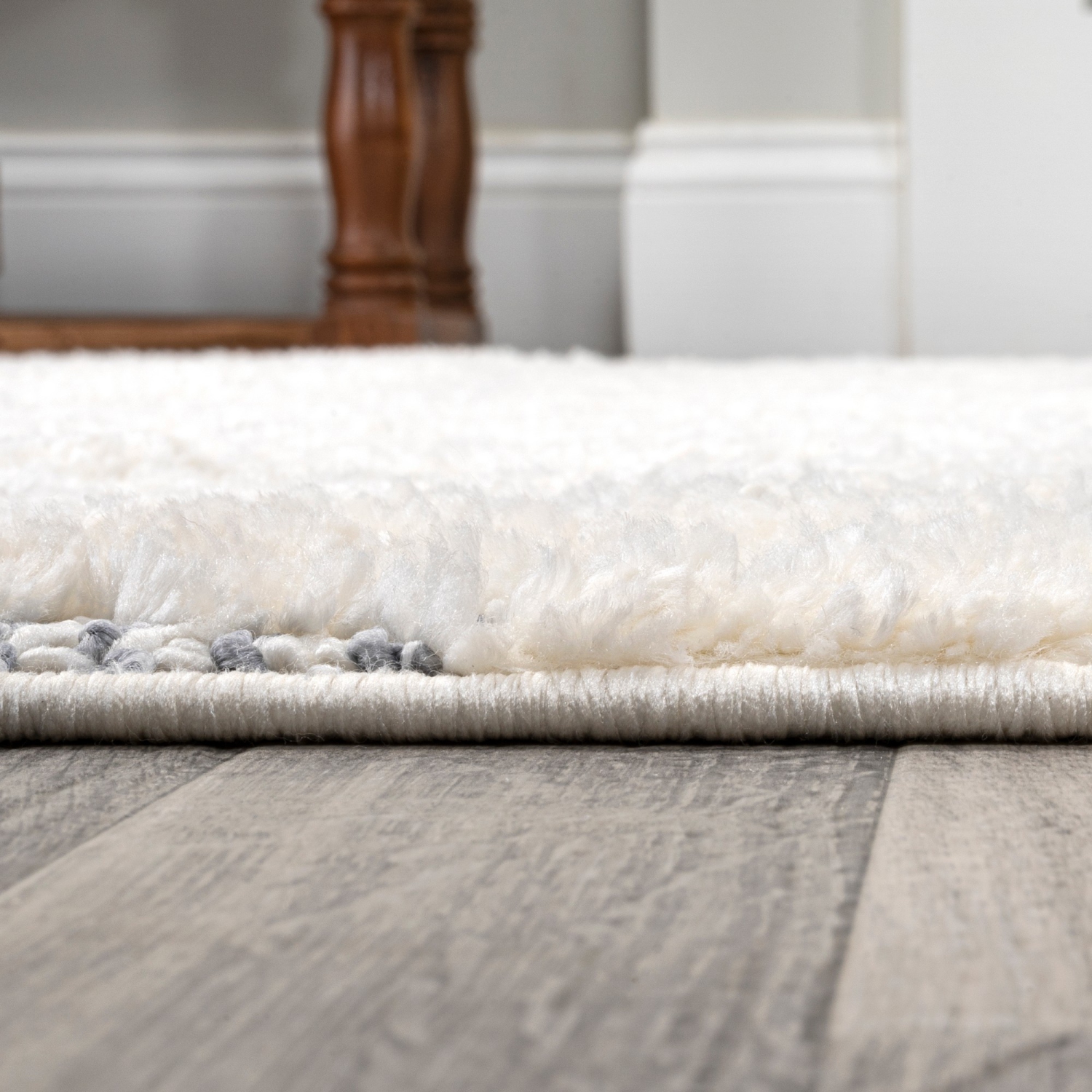 Pia Moroccan Trellis Plush Carved Area Rug