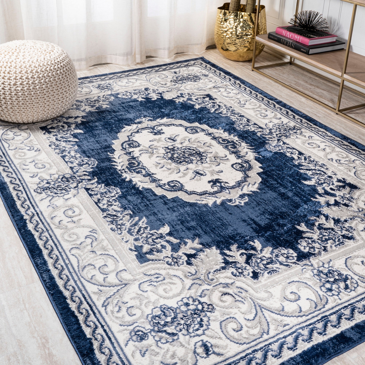 Rosalia Cottage Medallion Area Rug