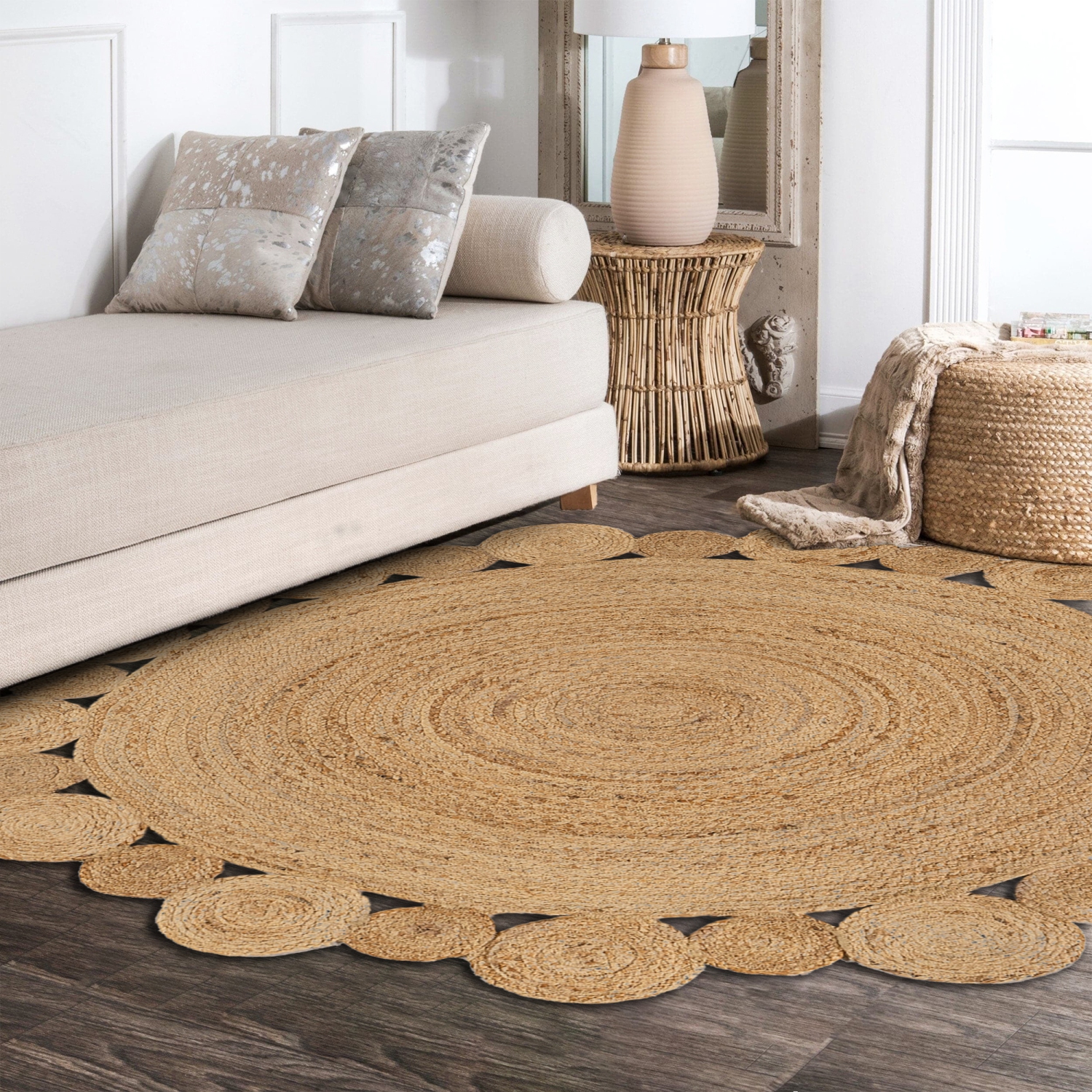 Tapis rond Eden
