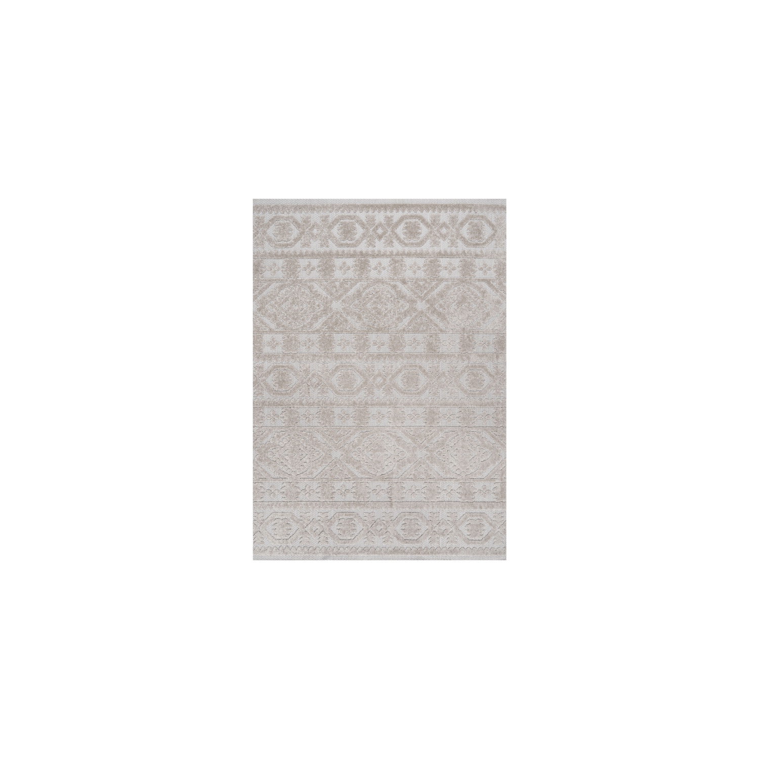 Citta High-Low Pile Mediterranean Tile Area Rug