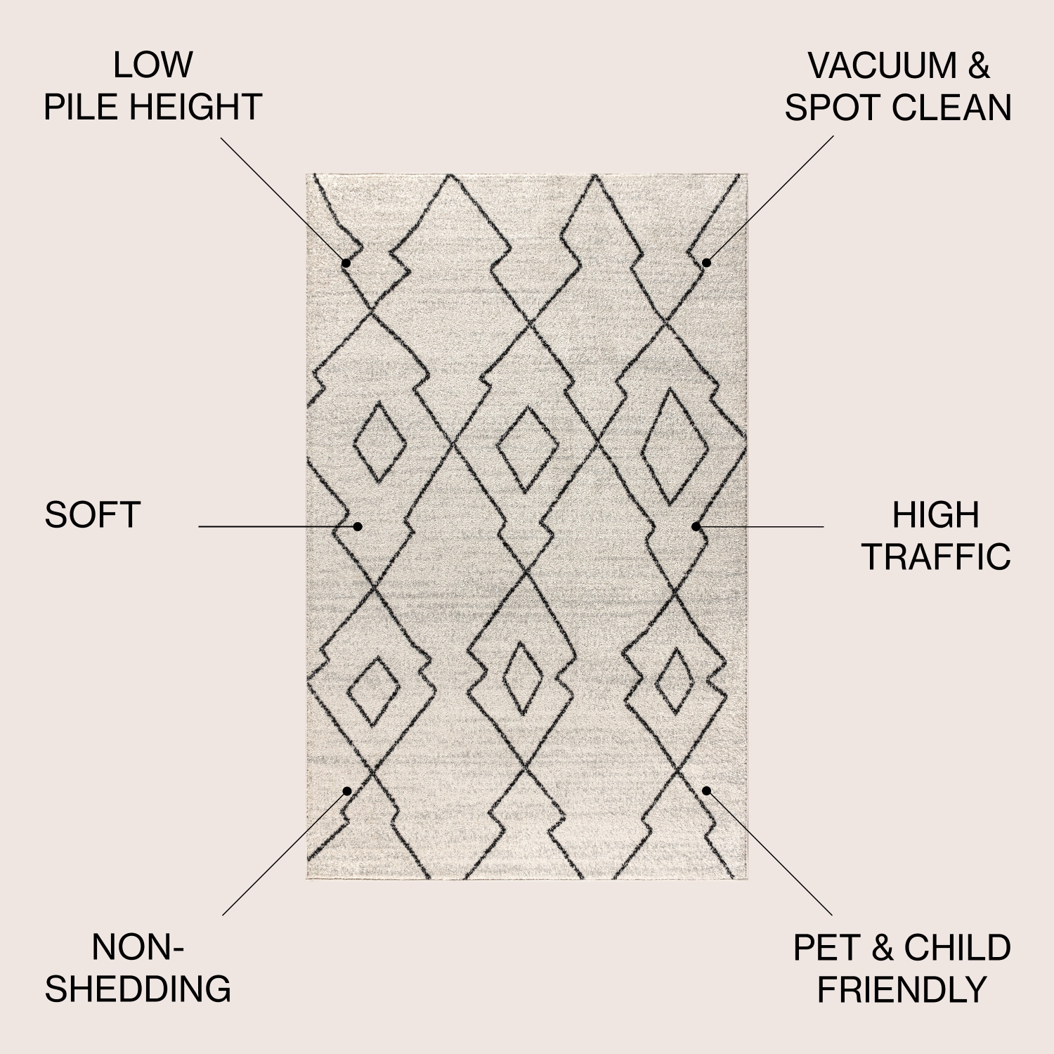 Carpette Alia Moroccan Beni Souk