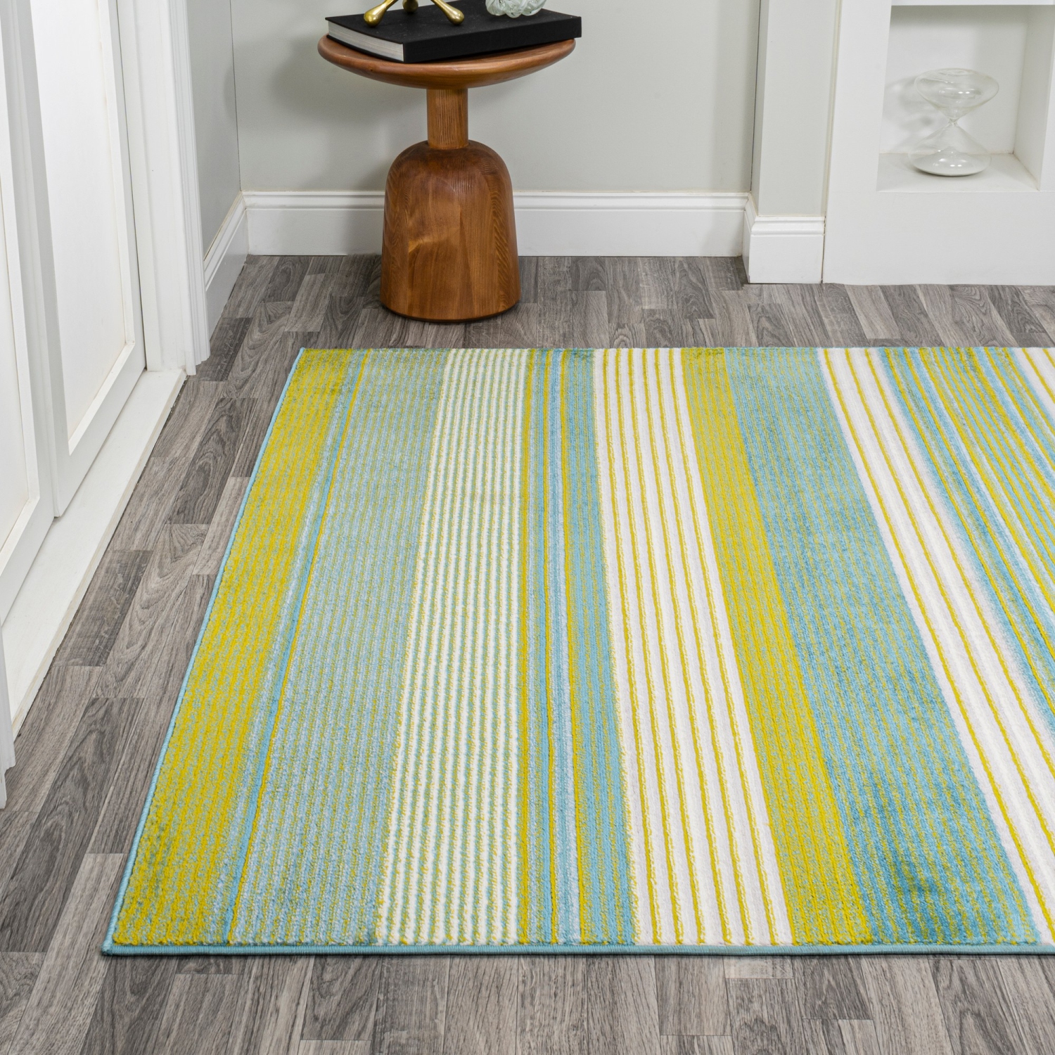 Tapis rayé Duxbury gradient Ticking