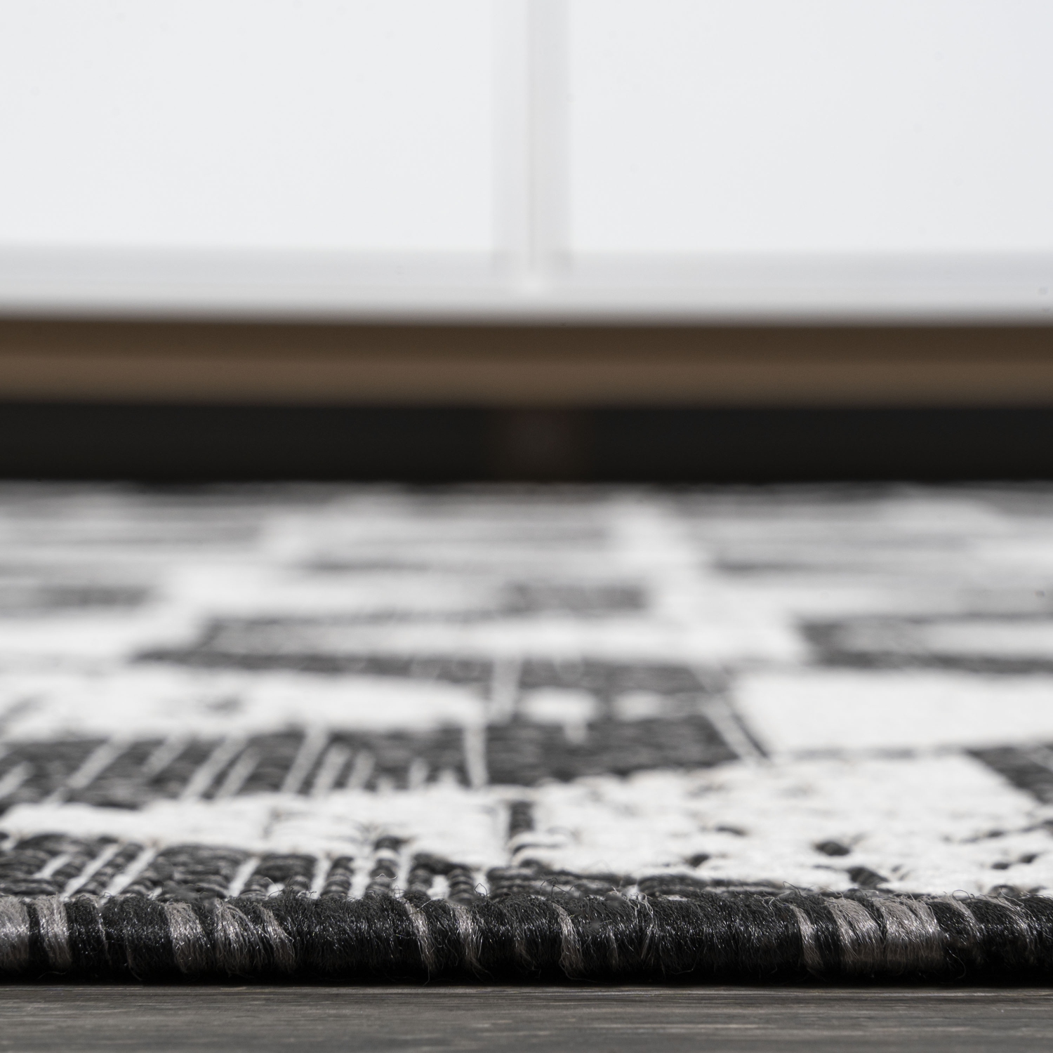 Tapis moderne à motif géométrique tribal andratx, intérieur/extérieur