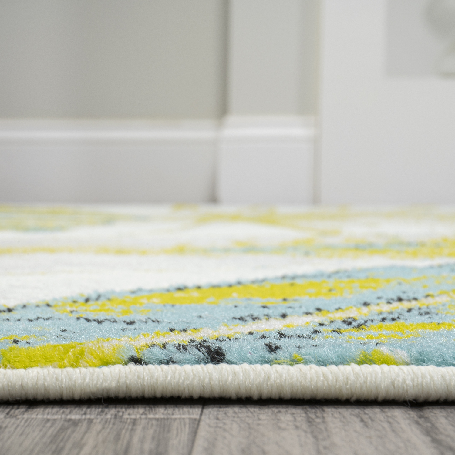 Tapis d'appoint feuilles tropicales Monstera