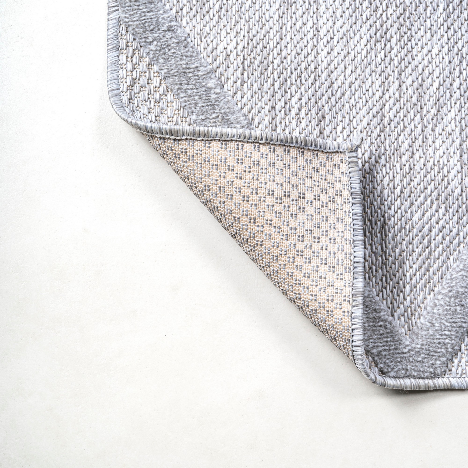 Tapis d'intérieur/d'extérieur en treillis à motif de losanges Salines