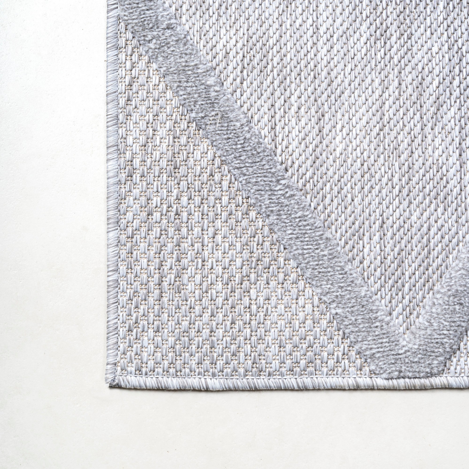 Tapis d'intérieur/d'extérieur en treillis à motif de losanges Salines