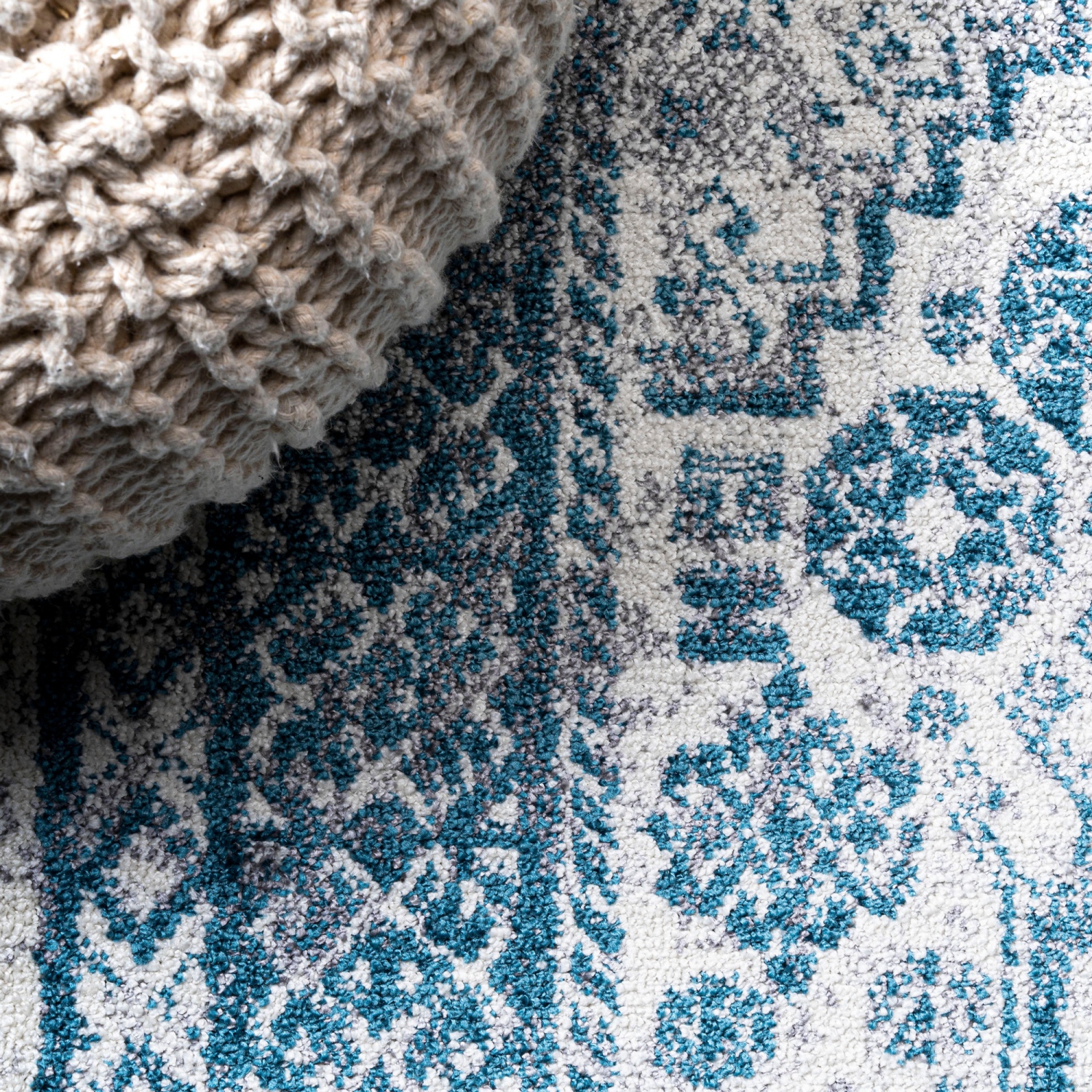 Boho Cottage Medallion Area Rug