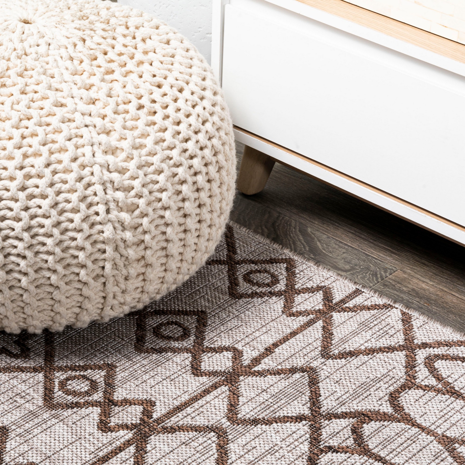 Kafel Tribal Bohemian Indoor/Outdoor Area Rug