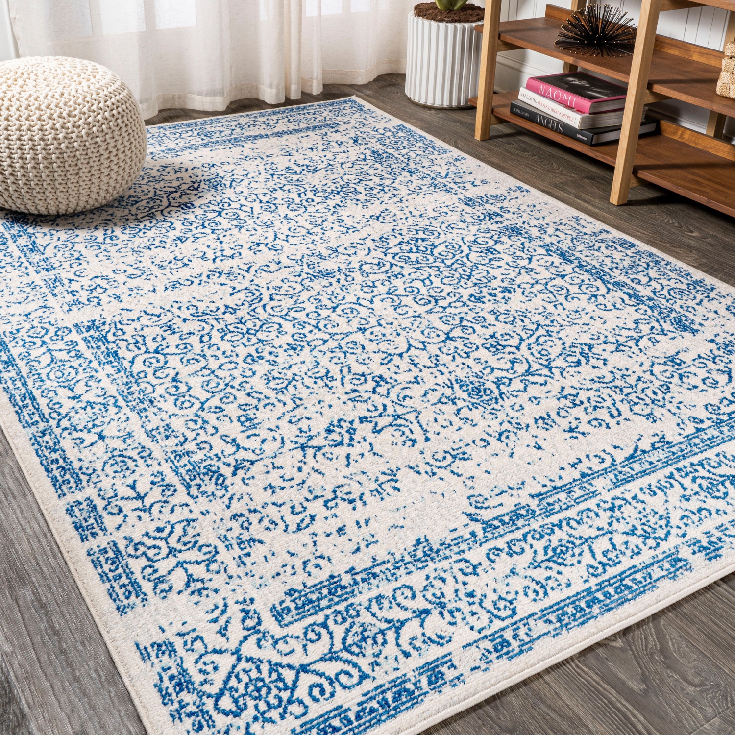 Tapis d'appoint en filigrane Azul