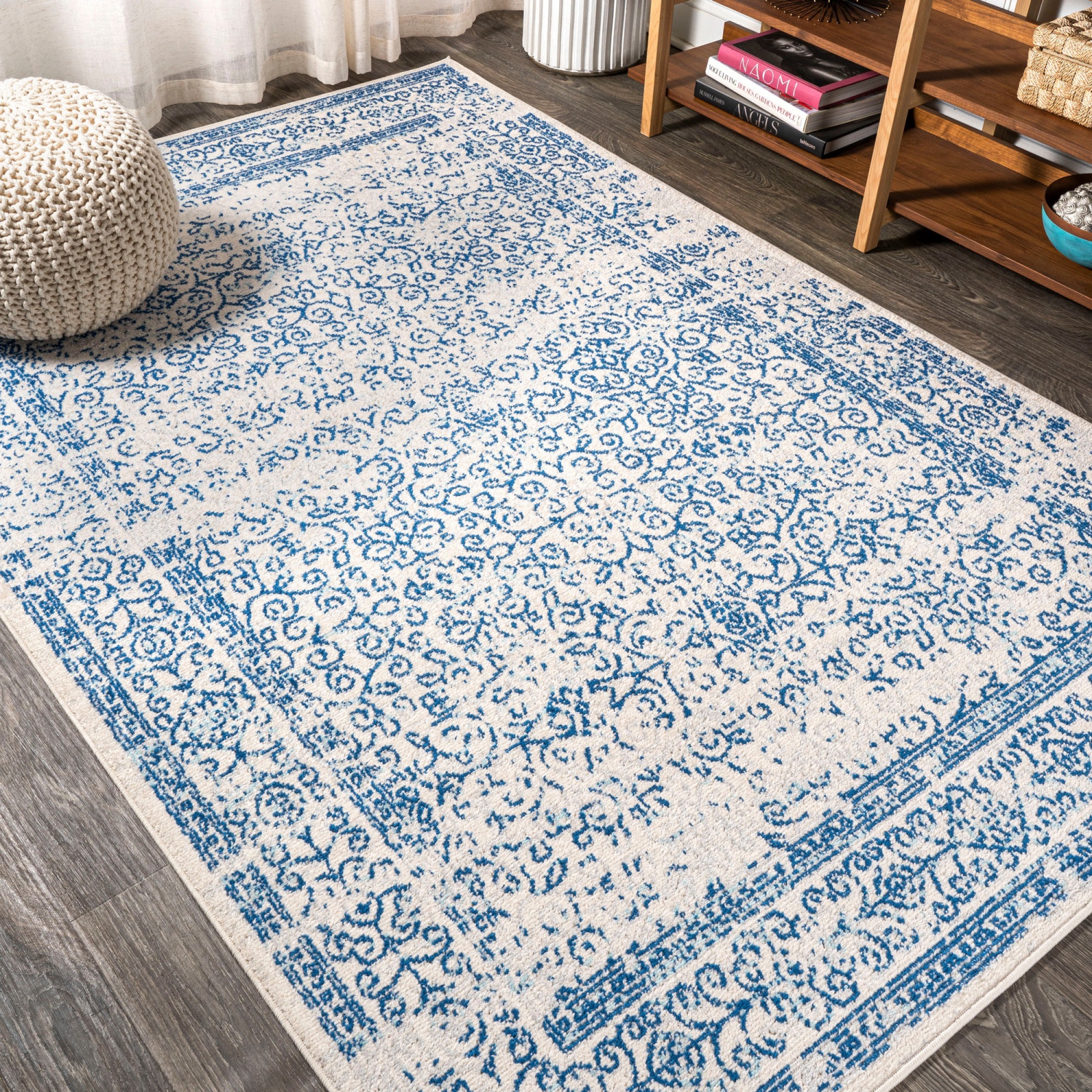 Tapis d'appoint en filigrane Azul