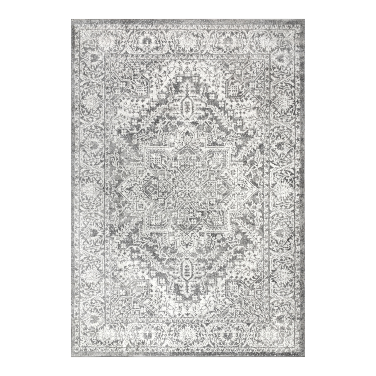 Tapis décoratif perse Vintage Medallion moderne