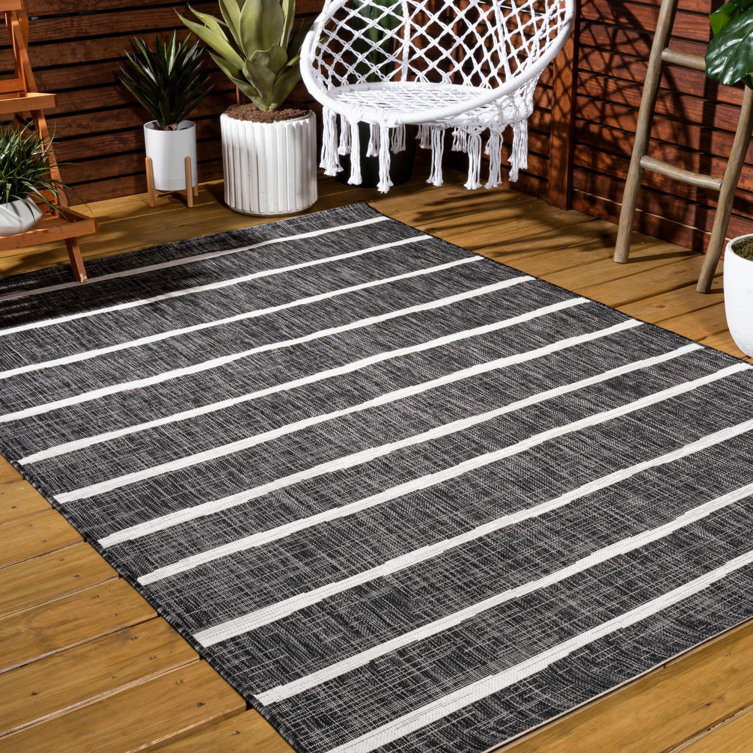 Colonia Berber Stripe Indoor/Outdoor Area Rug