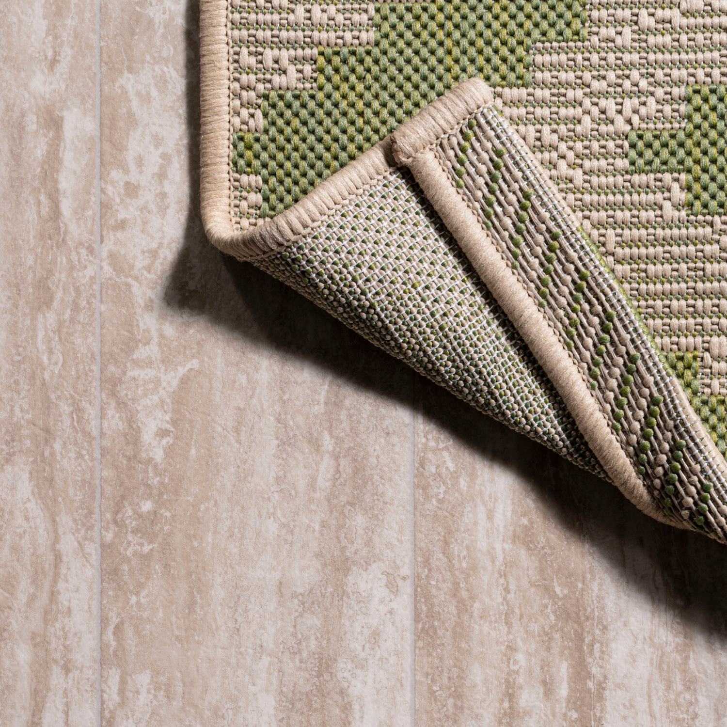 Tapis d'intérieur/d'extérieur à motif de losanges de Sintra