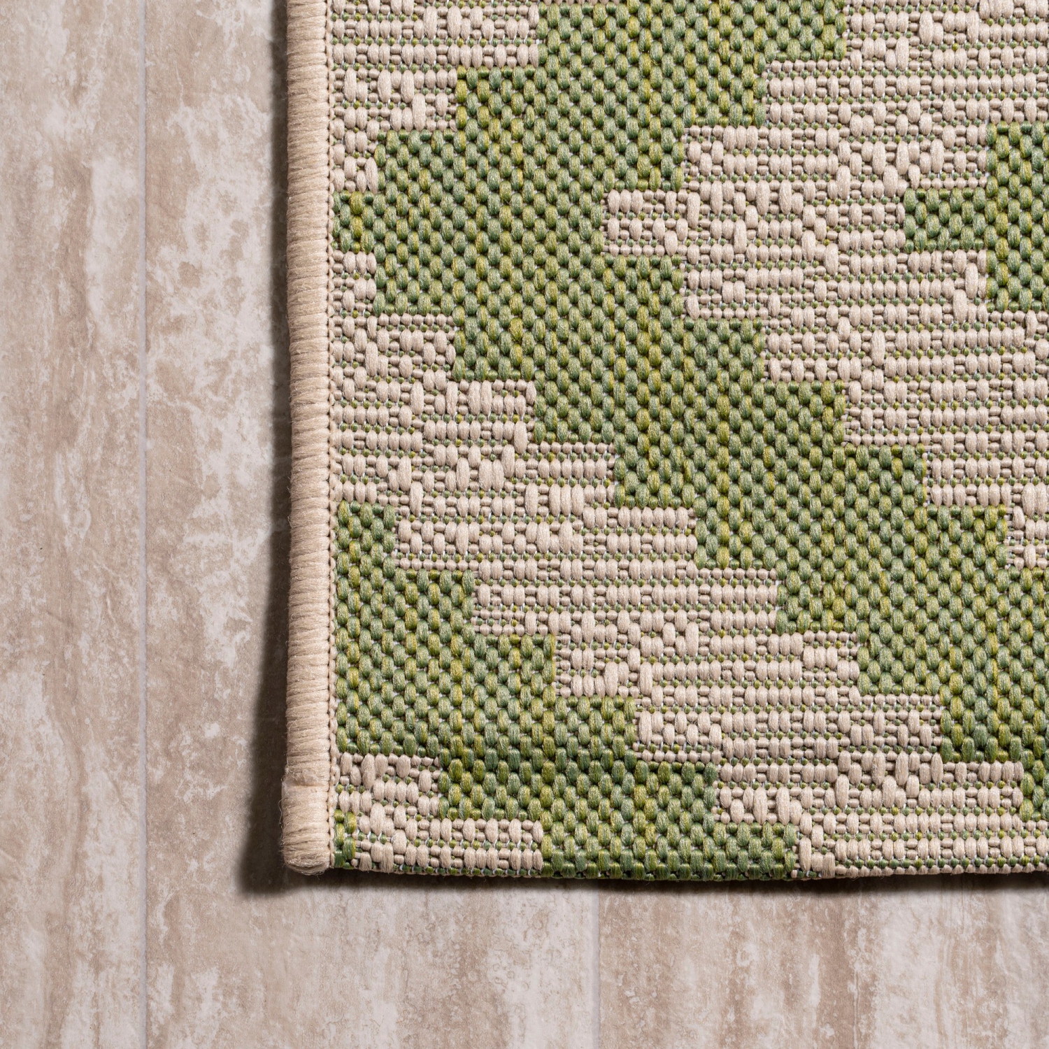 Tapis d'intérieur/d'extérieur à motif de losanges de Sintra