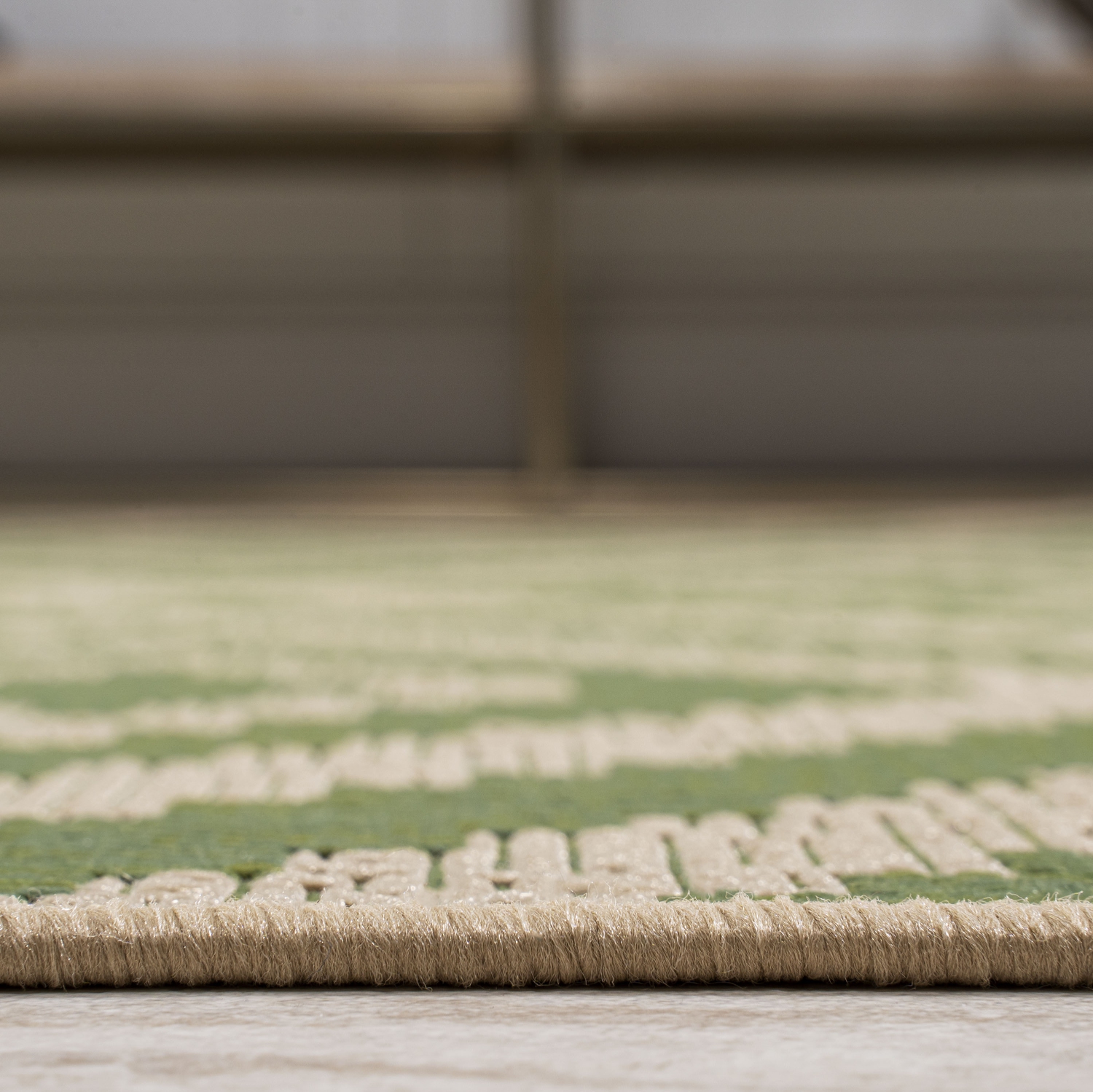 Tapis d'intérieur/d'extérieur à motif de losanges de Sintra
