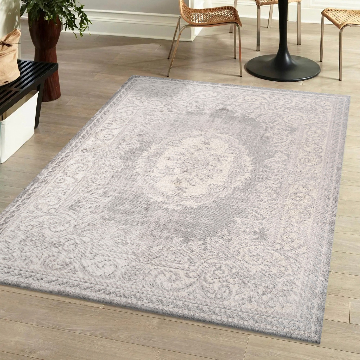 Rosalia Cottage Medallion Area Rug