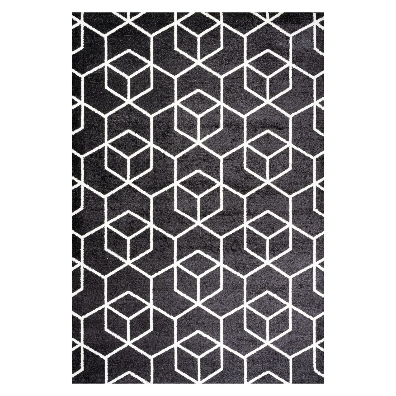 Tapis moderne à motif géométrique culbutant