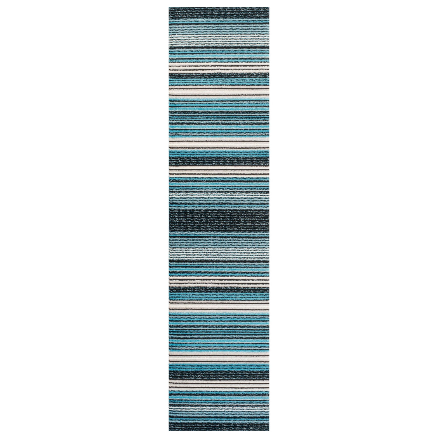 Duxbury Gradient Ticking Striped Area Rug