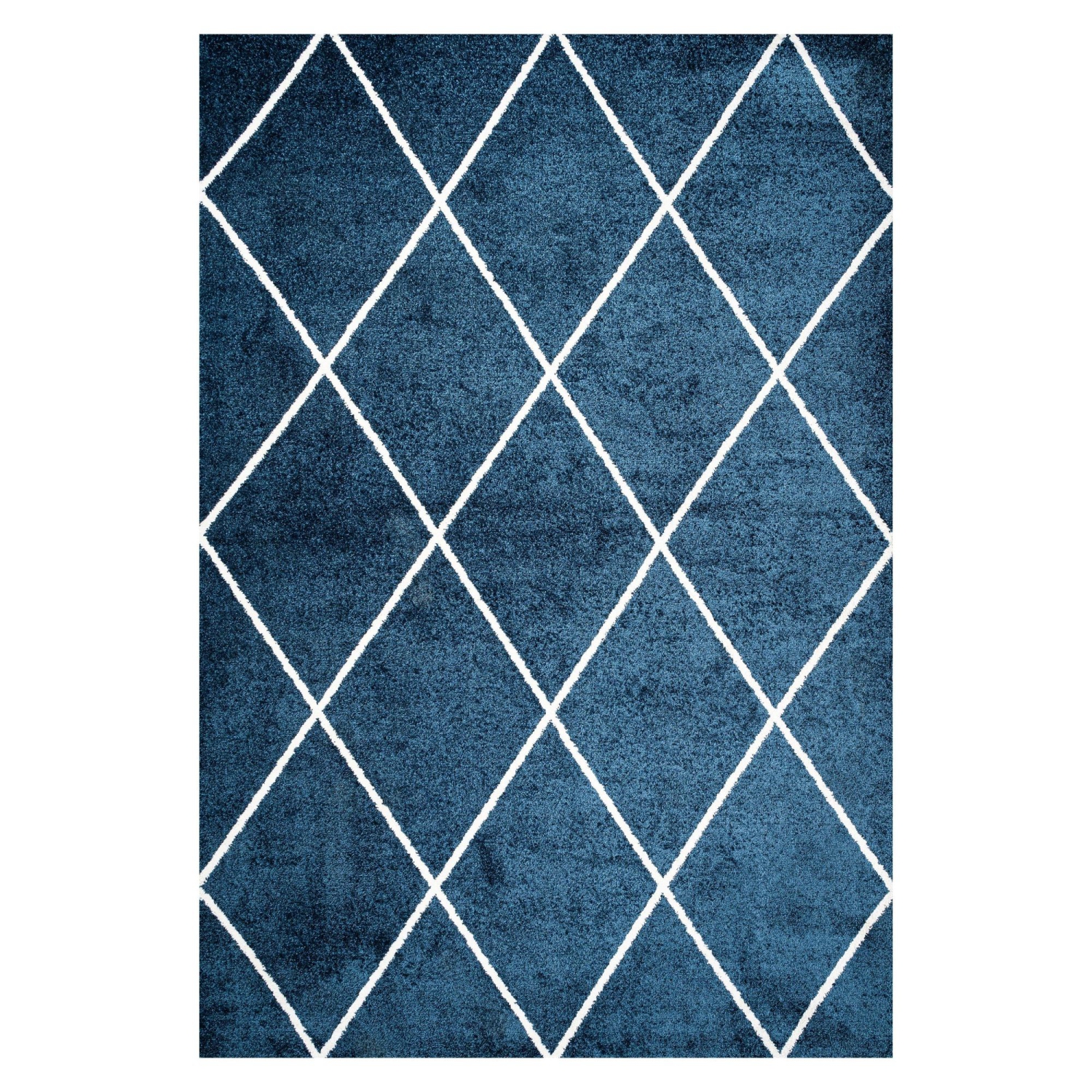 Tapis avec treillis à losanges de Cole Minimalist