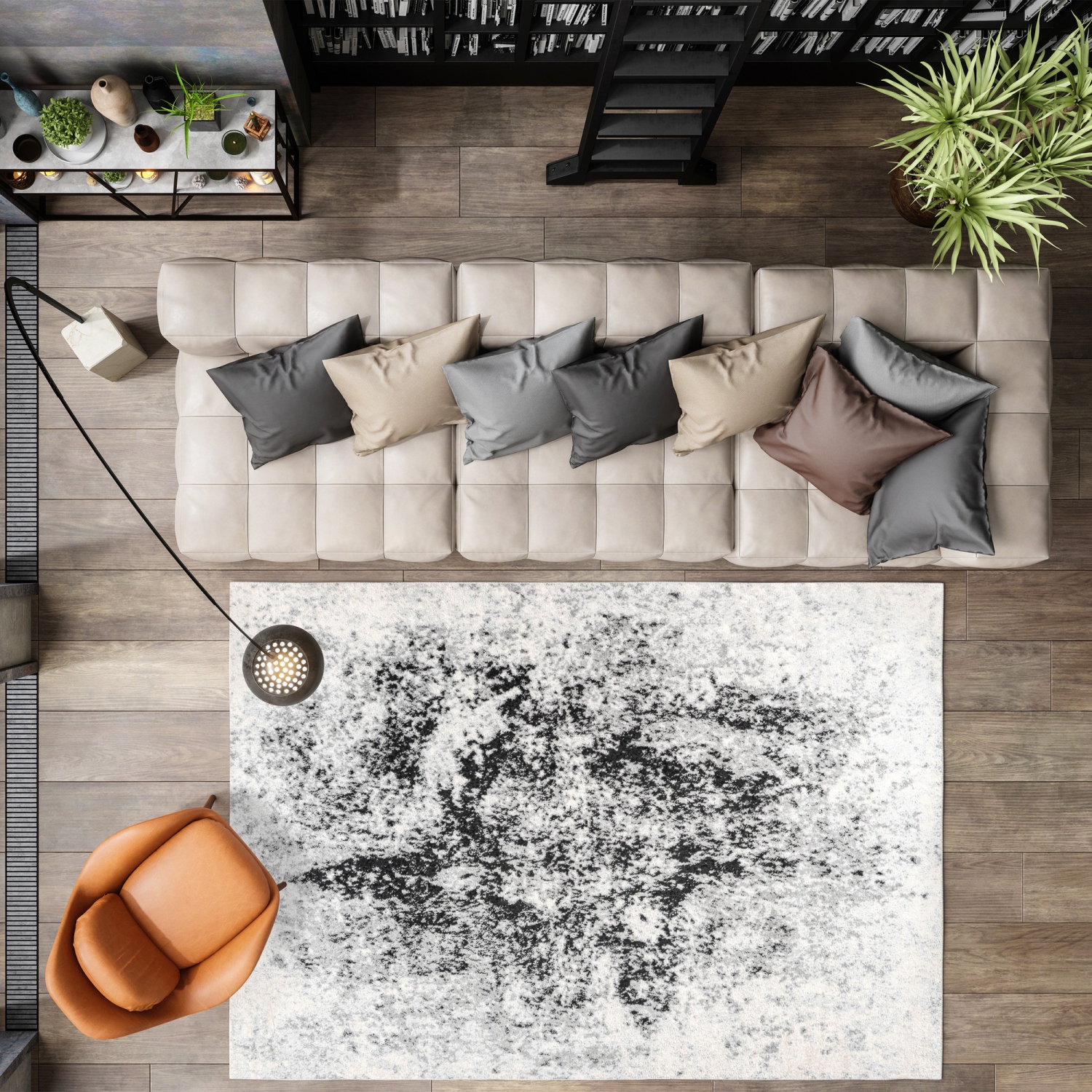 Carpette moderne Dune Abstract