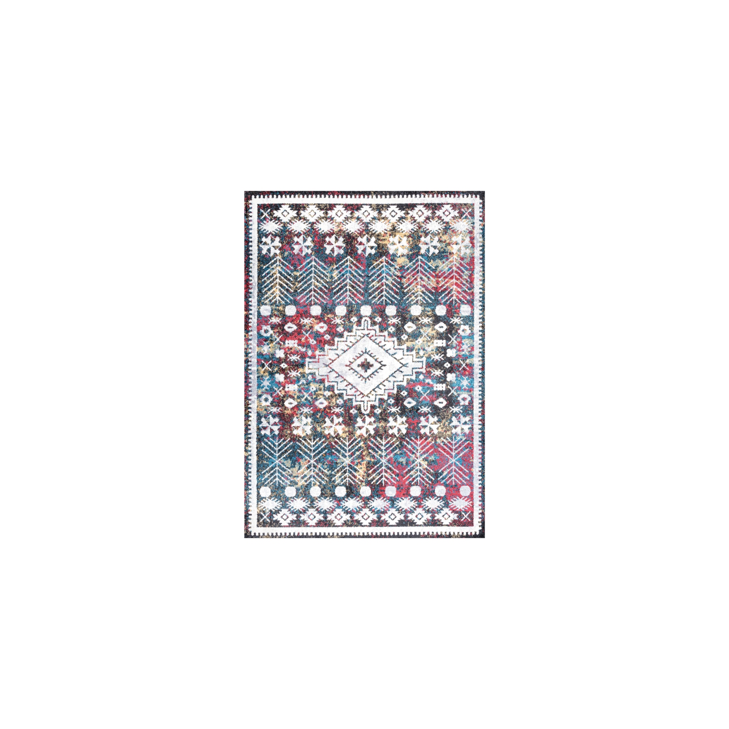 Dhiya Distressed Kilim Area Rug