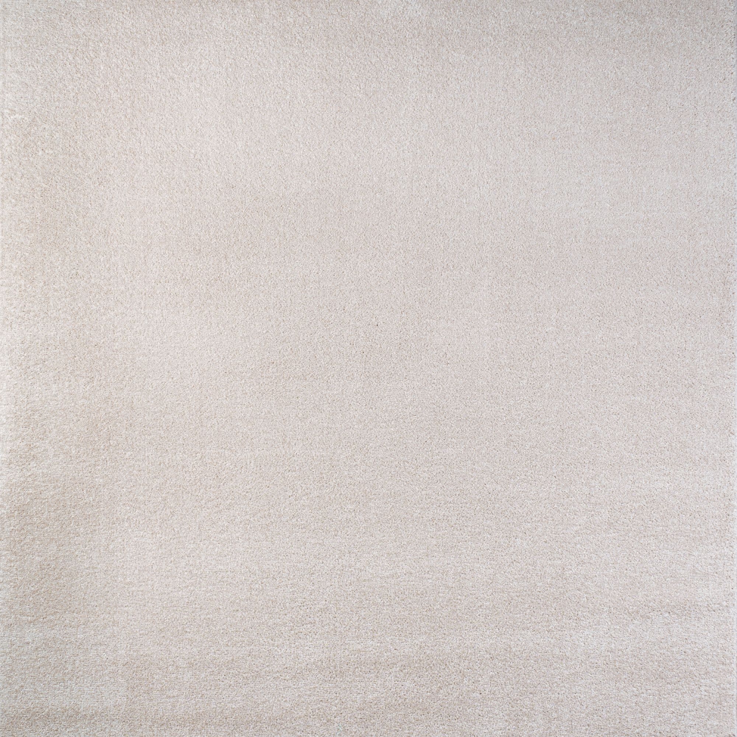 Carpette Haze unie à poil ras ivoire