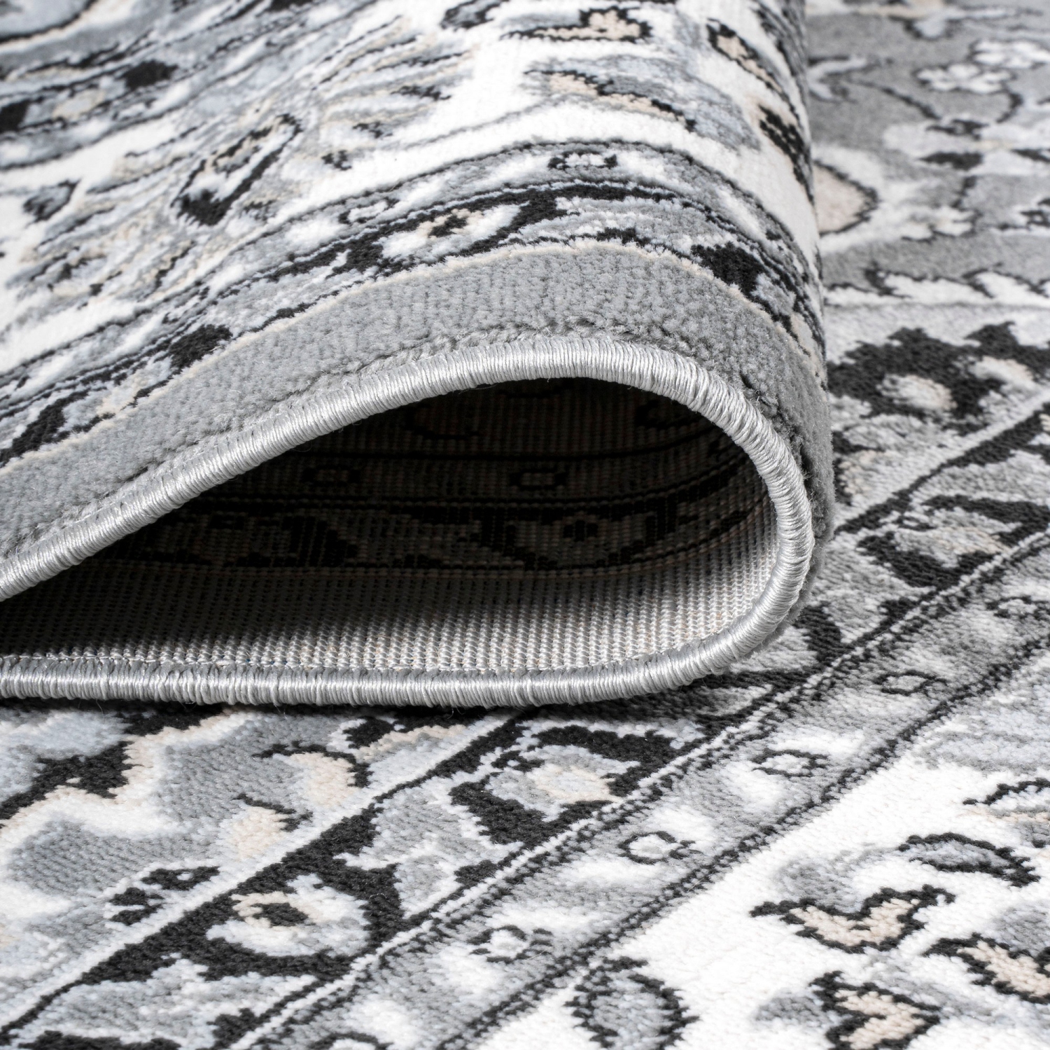 Tapis moderne à motif floral persan Palmette