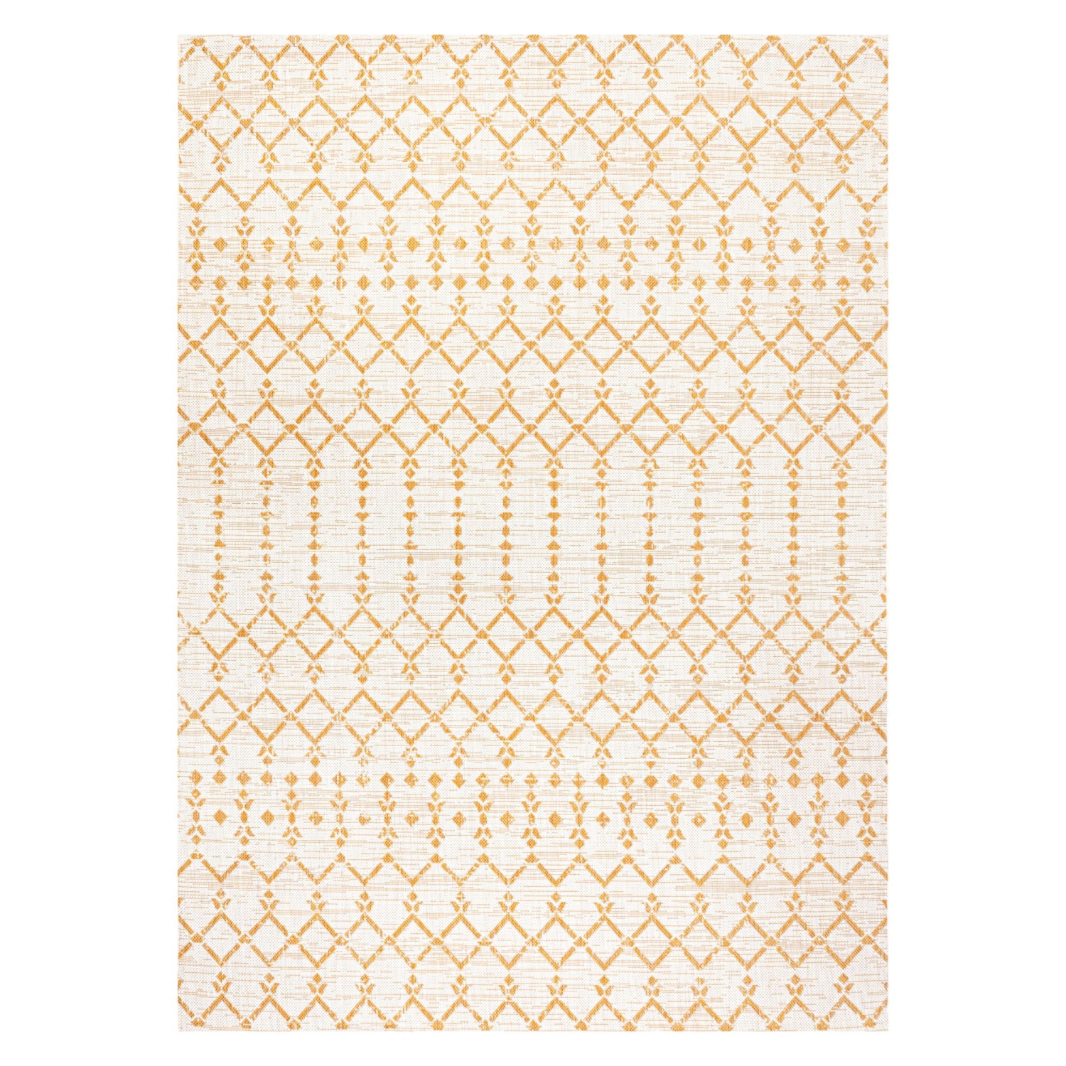 Ourika Moroccan Geometric Textured Weave Indoor/Outdoor Area Rug