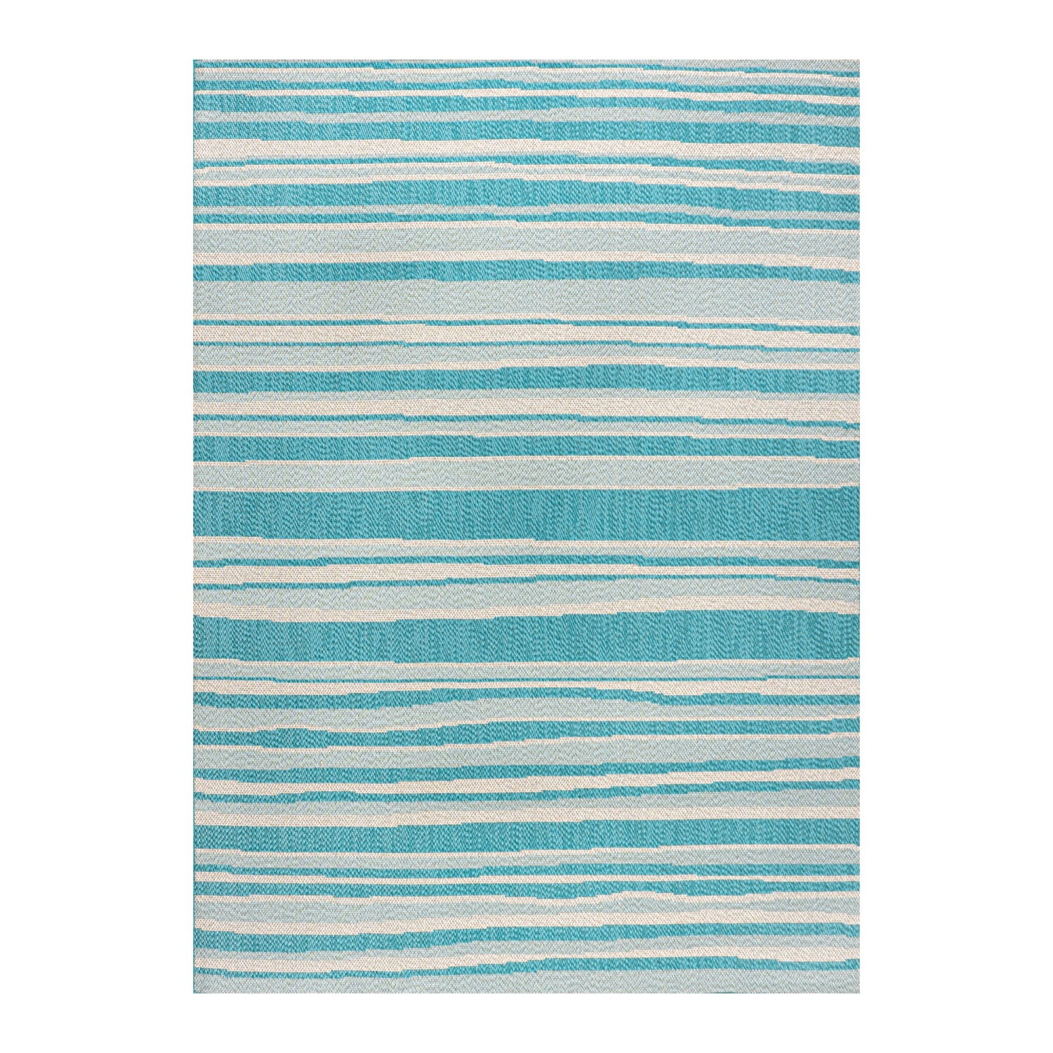 Tapis moderne Castara Wavy Stripe, intérieur/extérieur