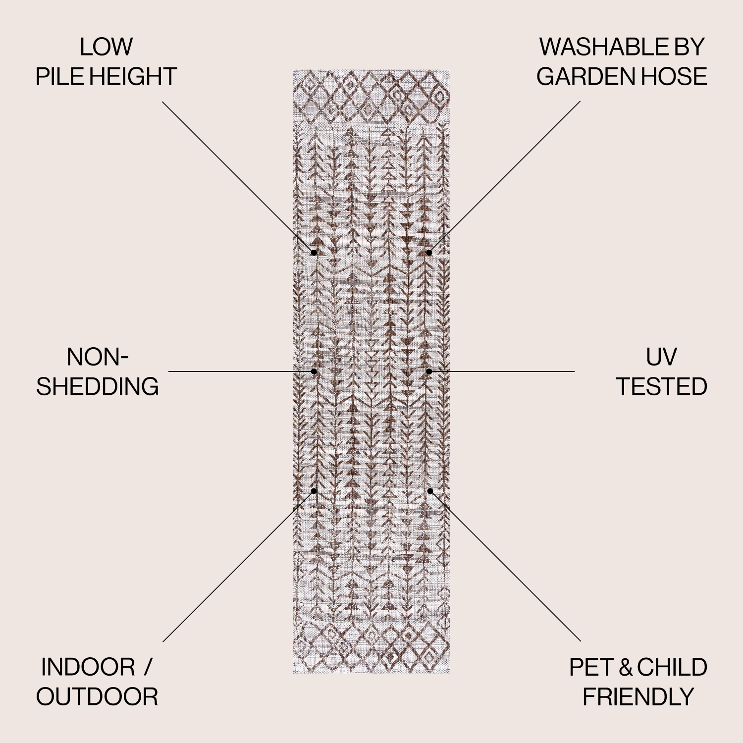 Tokay Bohemian Geometric Indoor/Outdoor Area Rug