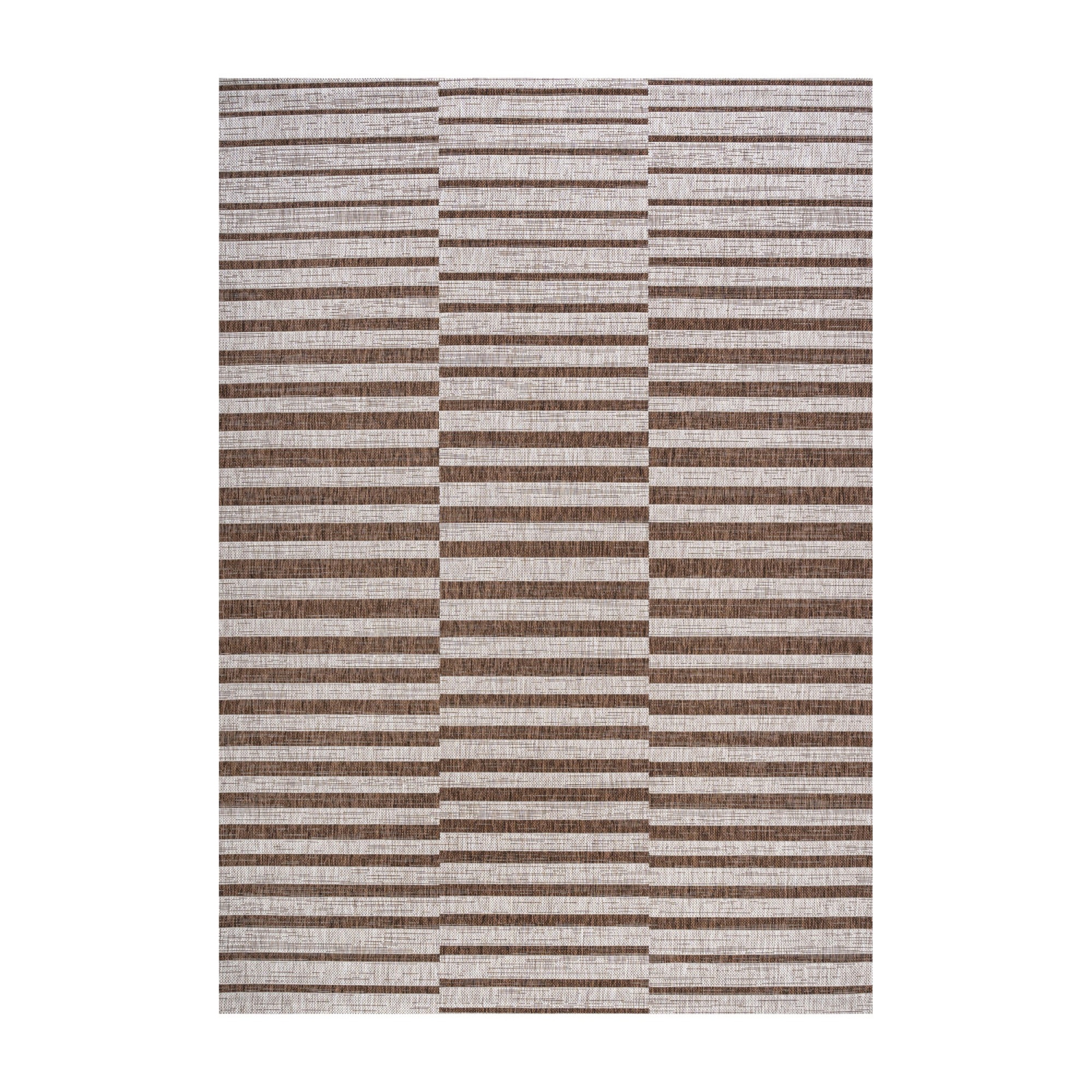 Sukie Modern Offset Stripe Indoor/Outdoor Area Rug