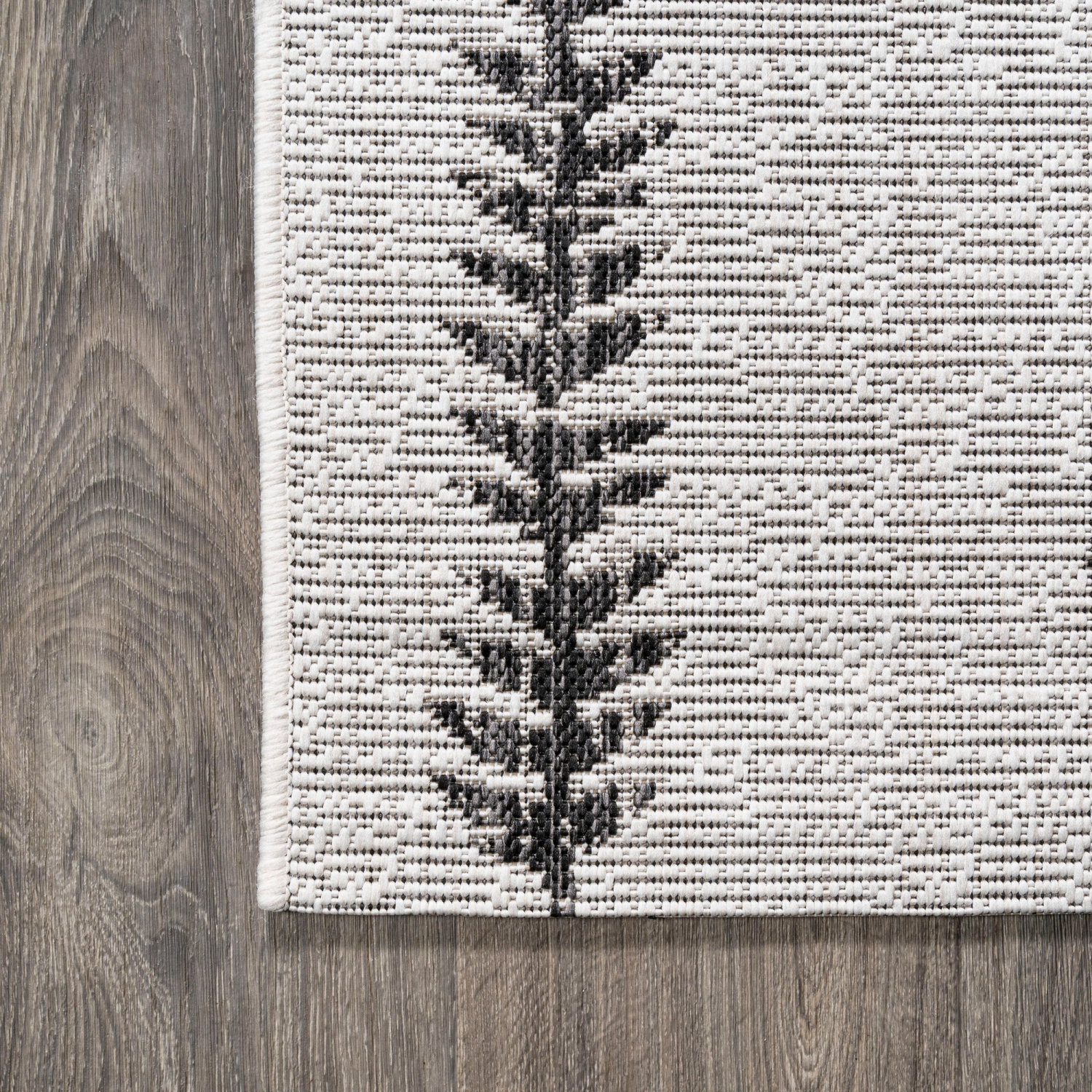 Tapis d'intérieur/d'extérieur Derya à motif de treillis tribal Diamond