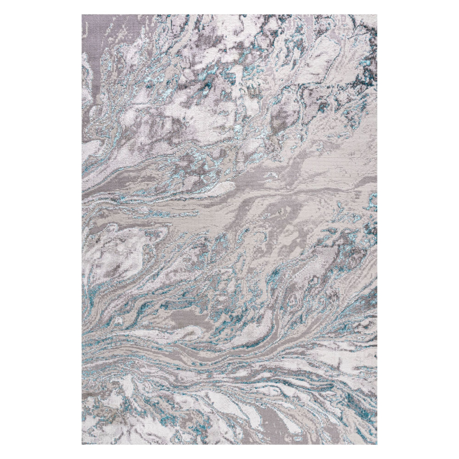 Swirl Marbled Abstract Area Rug