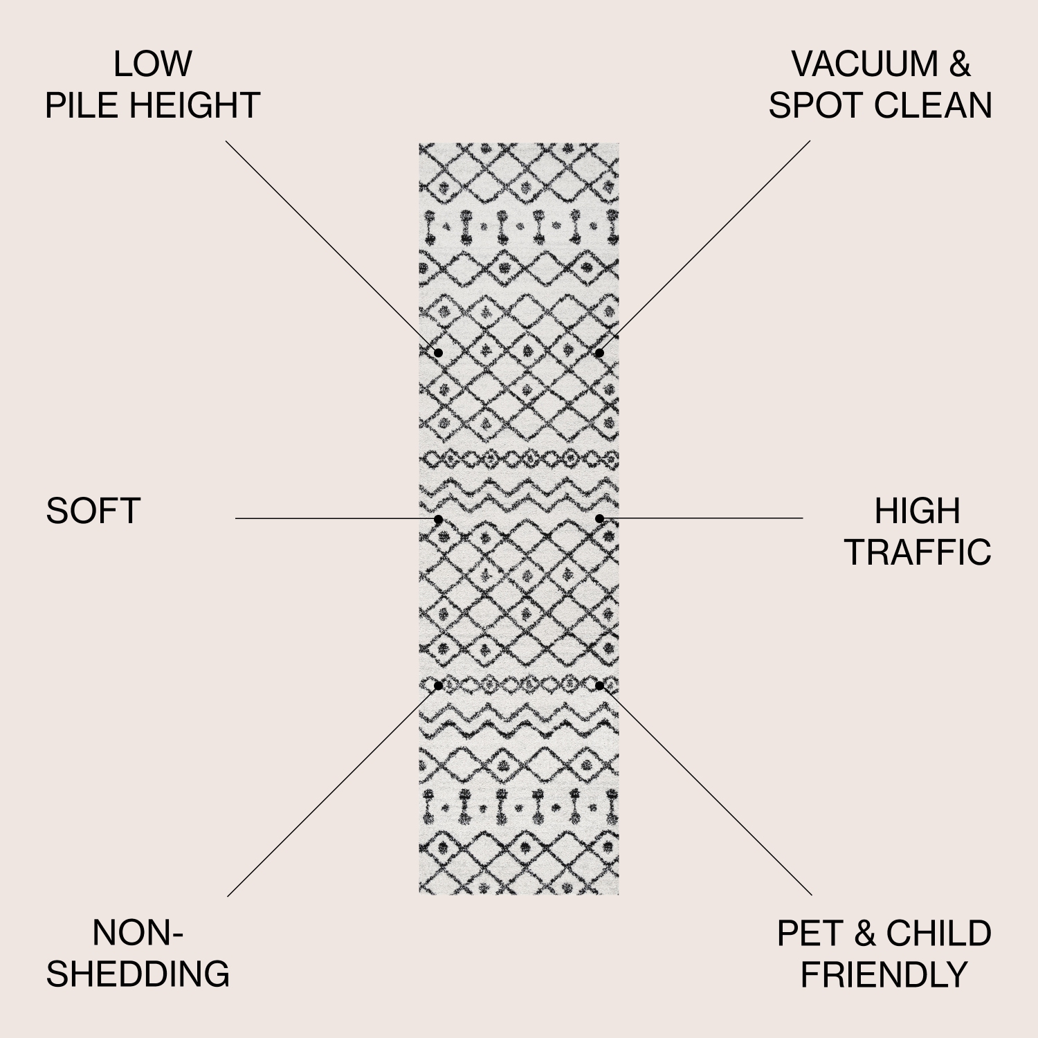 Carpette Aksil Moroccan Beni Souk