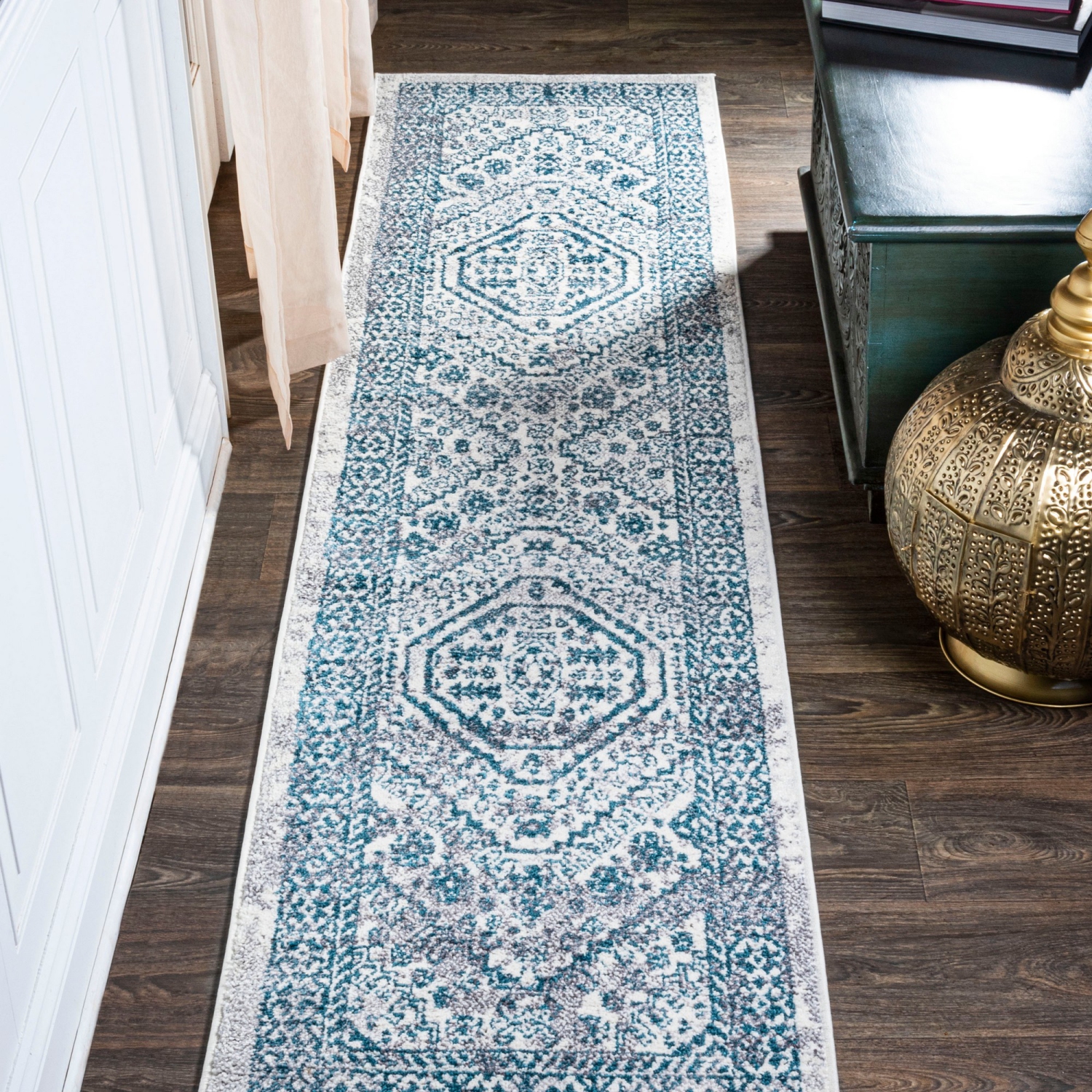 Boho Cottage Medallion Area Rug