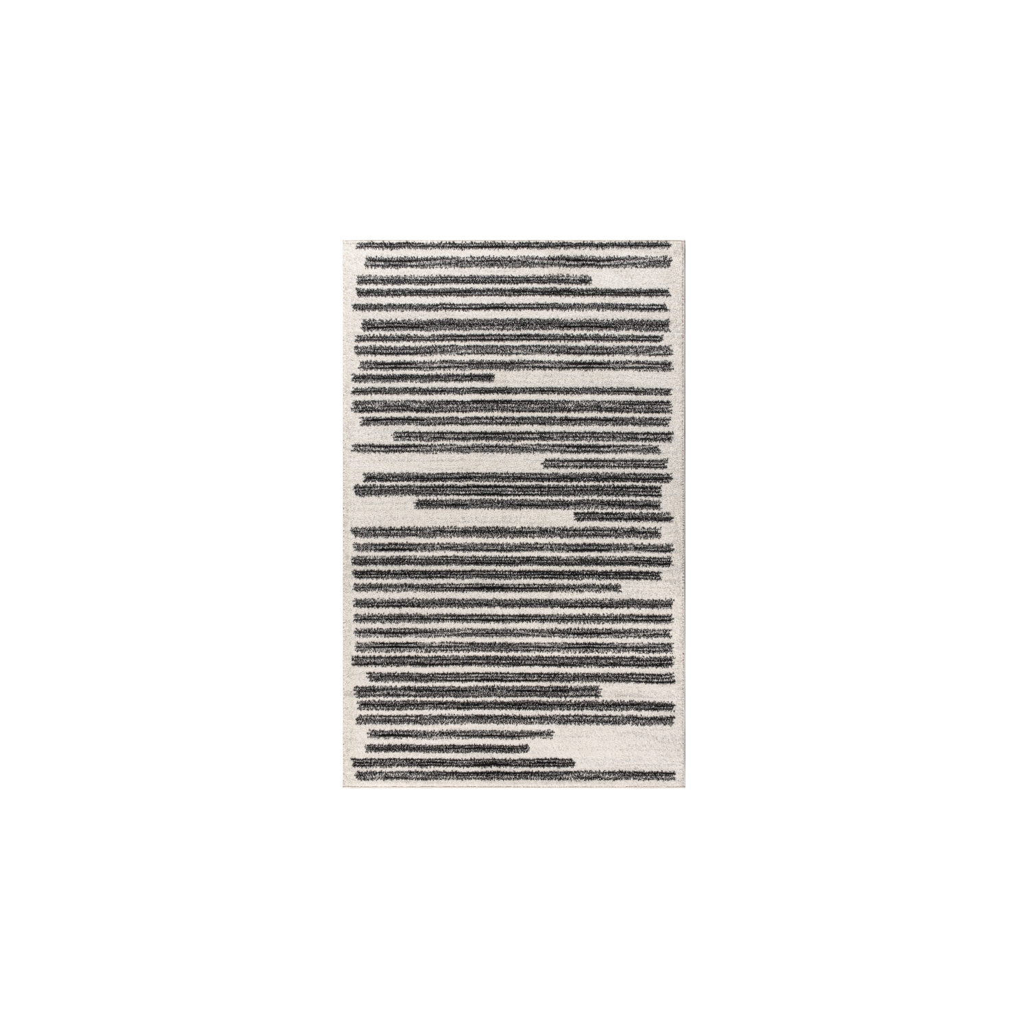 Khalil Modern Berber Stripe Area Rug
