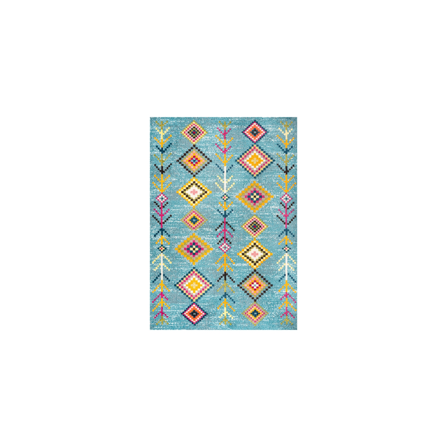 Tribal Love Geometric Area Rug