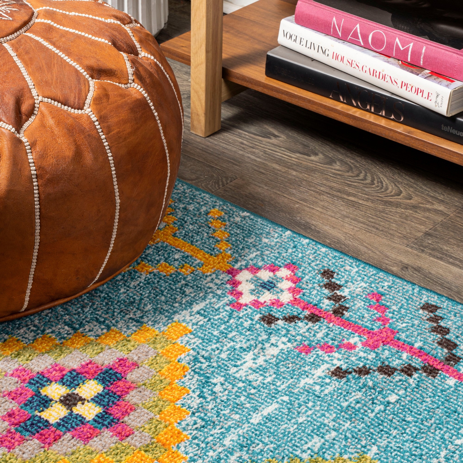Tribal Love Geometric Area Rug