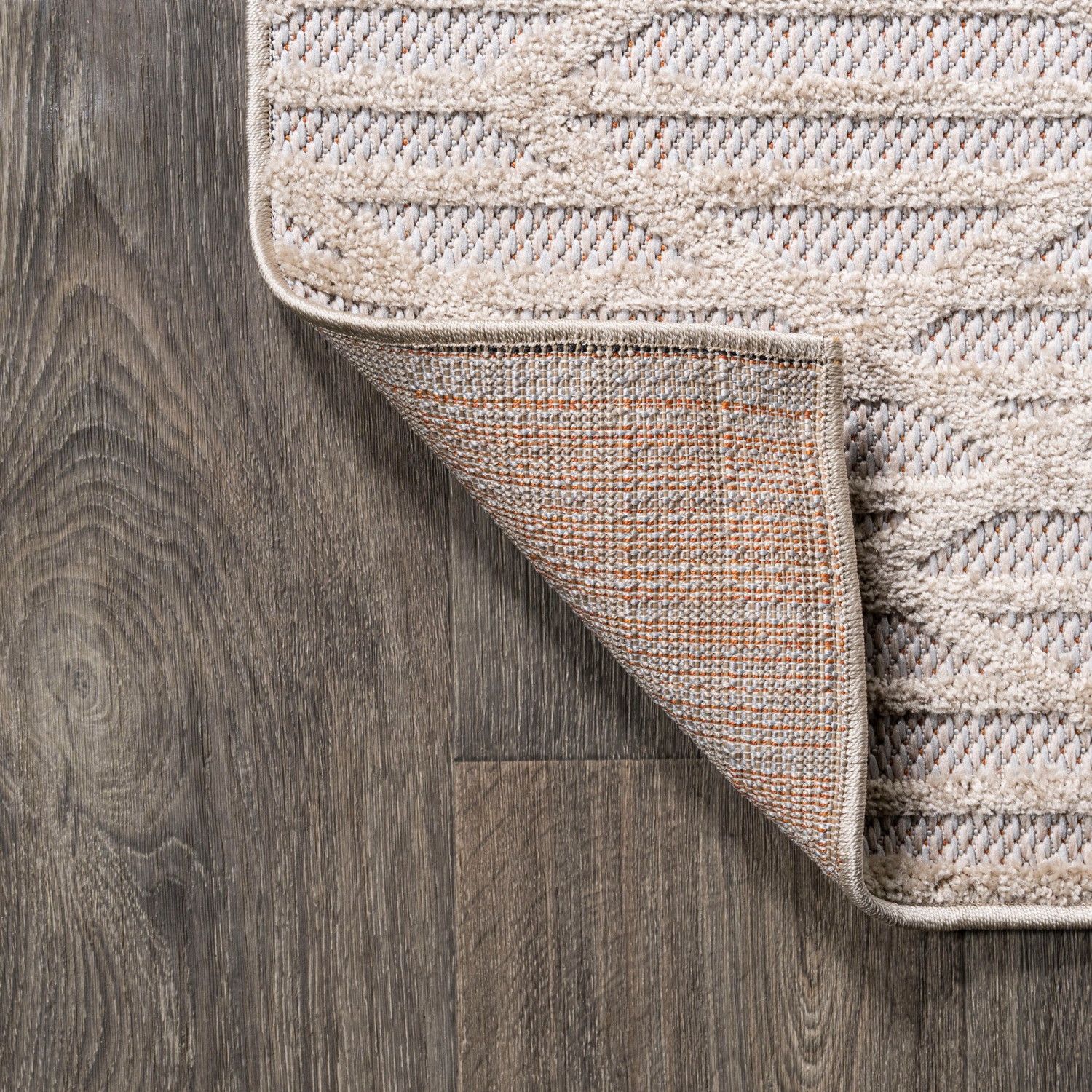 Tapis moderne pour intérieur/extérieur Ararat, diamant marocain à poils longs et doux